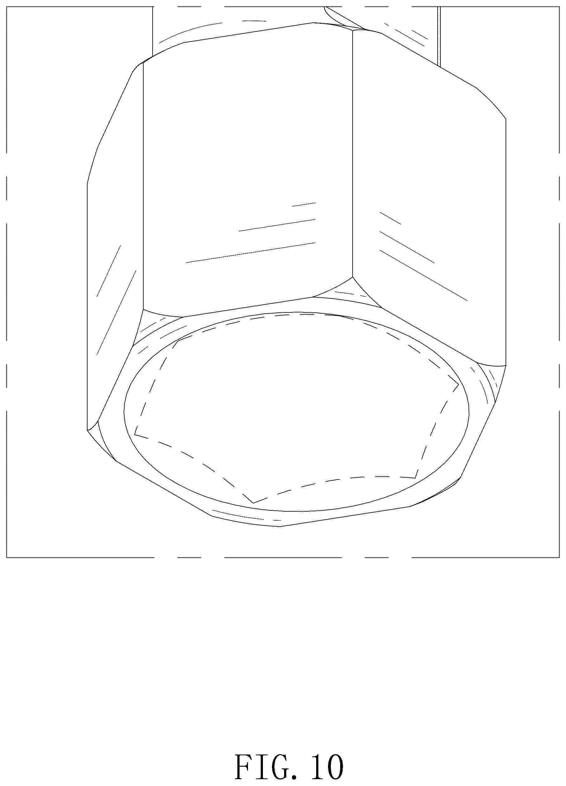 Patent USD1076629 Figure 10 – Tire release bar