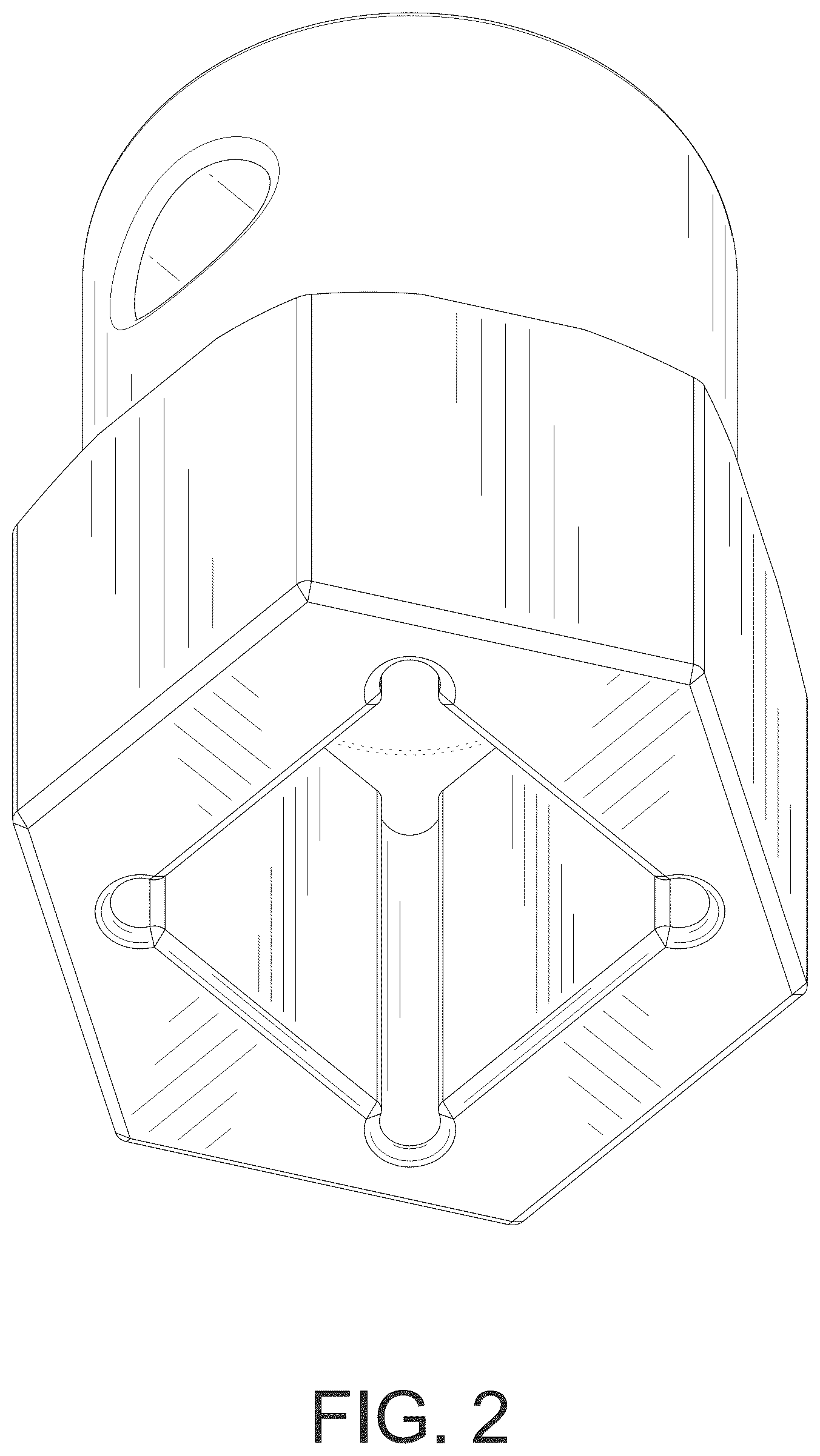 Patent USD1076633 Figure 2 – Cordless drill adapter
