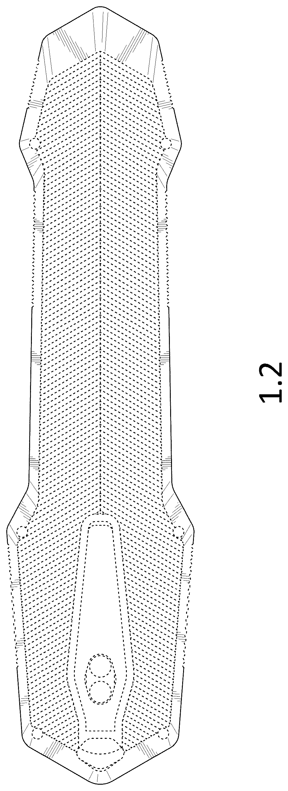 Patent USD1076639 Figure 2 – Utility knife