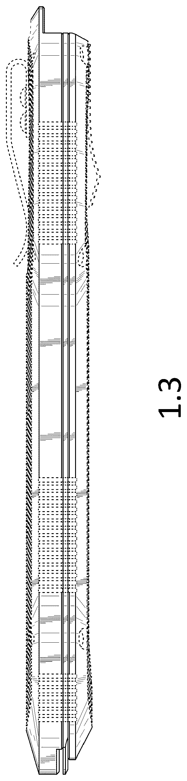 Patent USD1076639 Figure 3 – Utility knife