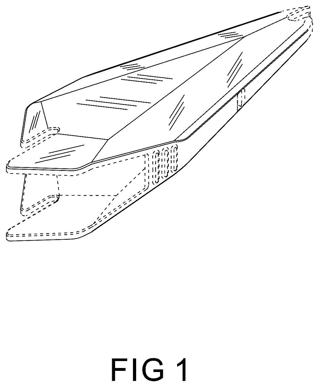 Patent USD1076640 Figure 1 – Scissors cover