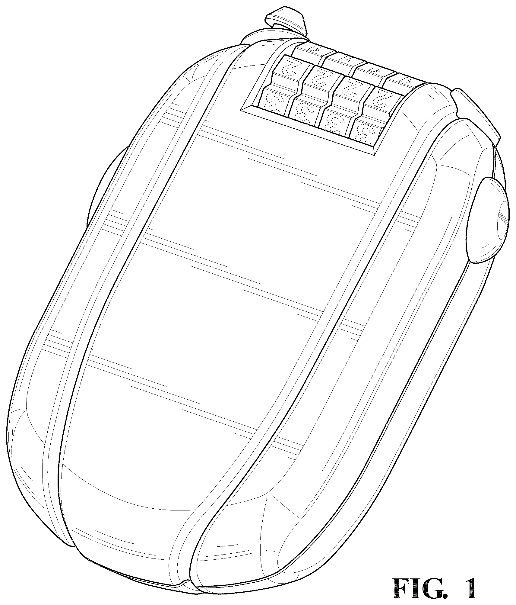Patent USD1076641 — Combination lock — Figure 1