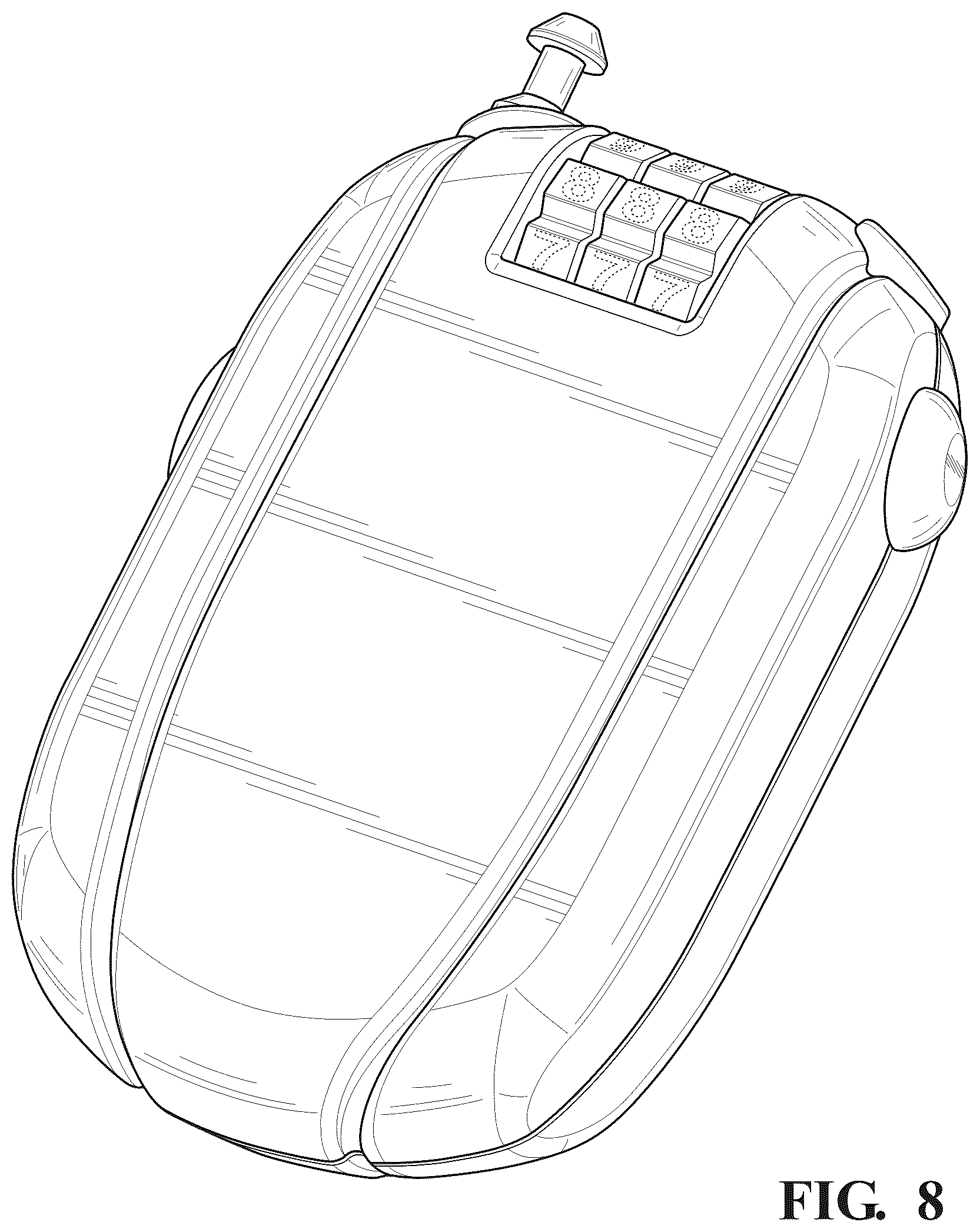 Patent USD1076641 Figure 6 – Combination lock