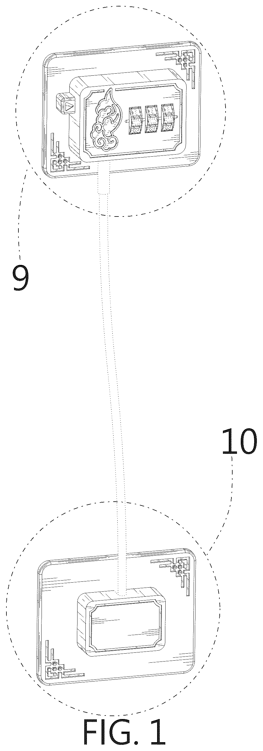 Patent USD1076642 Figure 1 – Code lock