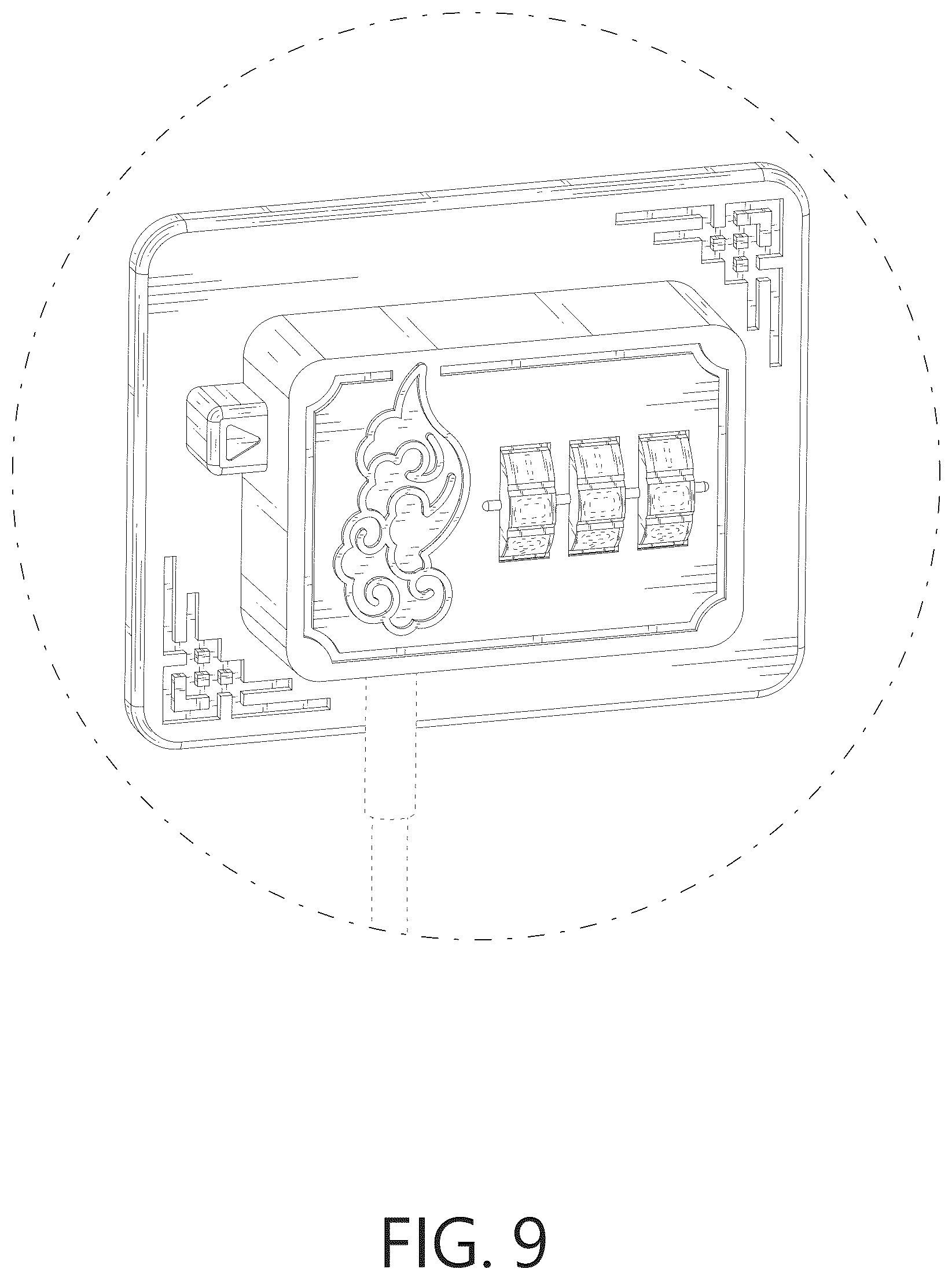 Patent USD1076642 Figure 9 – Code lock