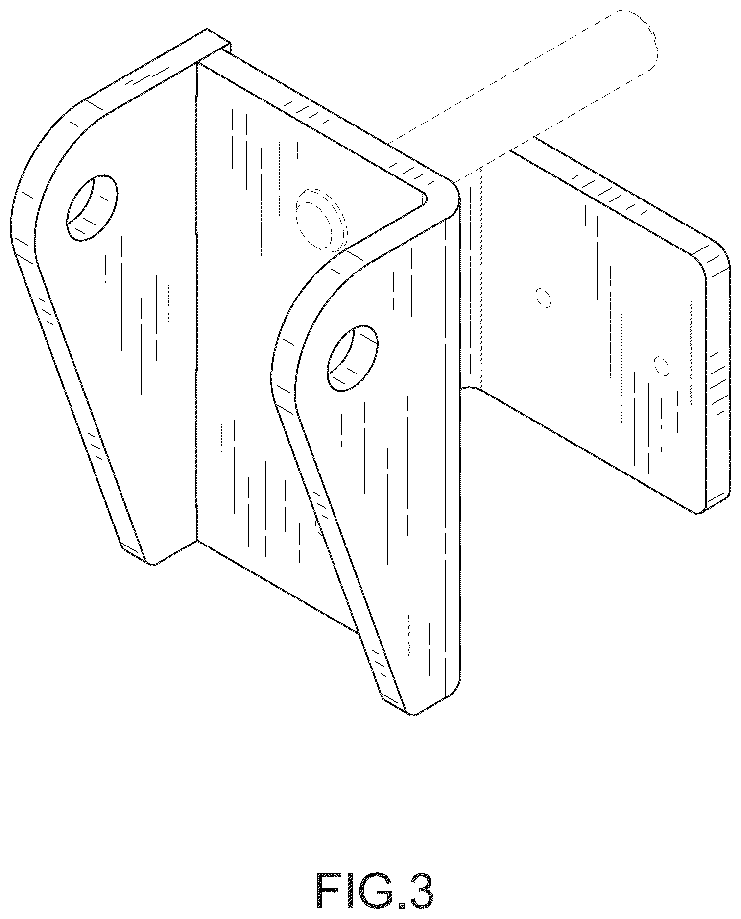 Patent USD1076644 Figure 3 – Strap hanger