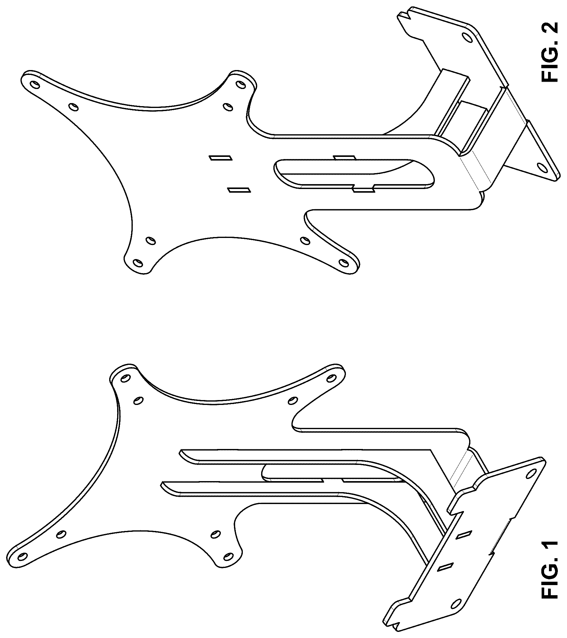Patent USD1076645 — Display mount — Figure 1