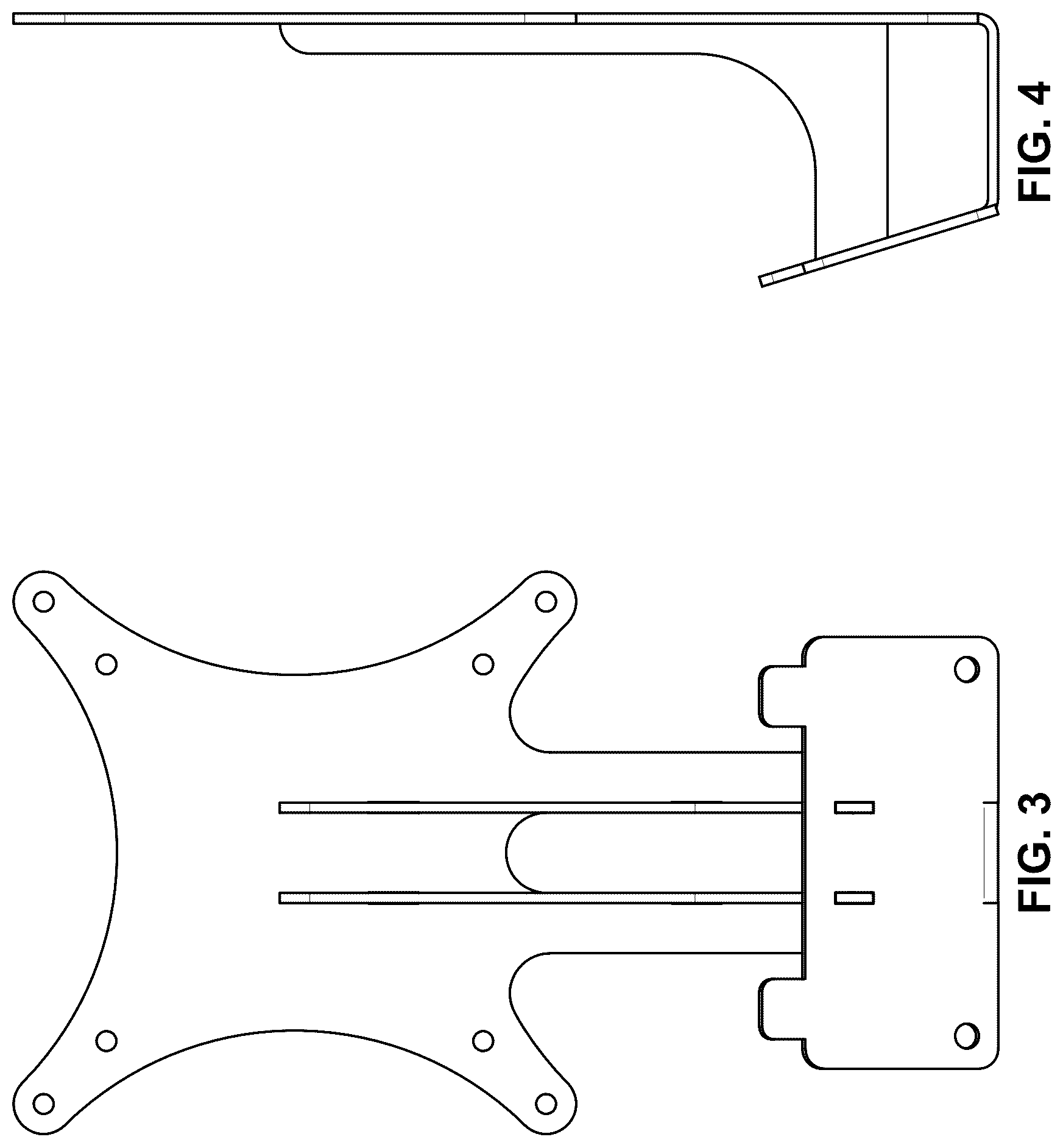 Patent USD1076645 Figure 2 – Display mount