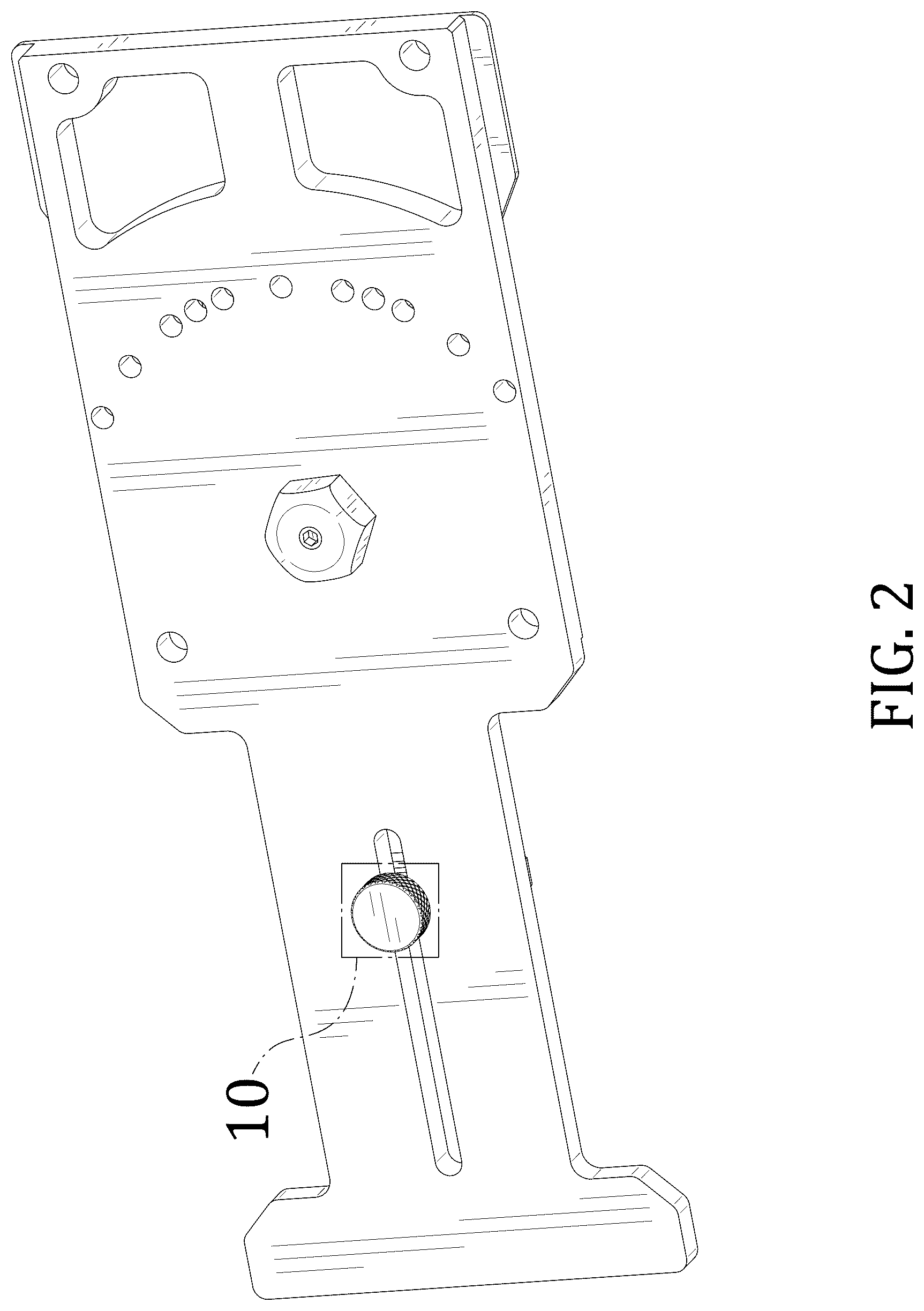 Patent USD1076647 Figure 2 – Positioner