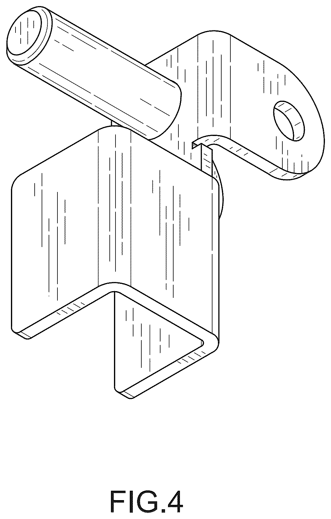 Patent USD1076648 Figure 4 – Strap hanger