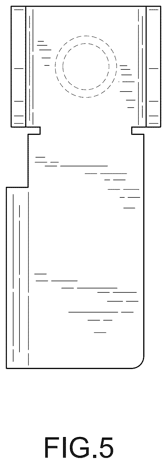 Patent USD1076648 Figure 5 – Strap hanger