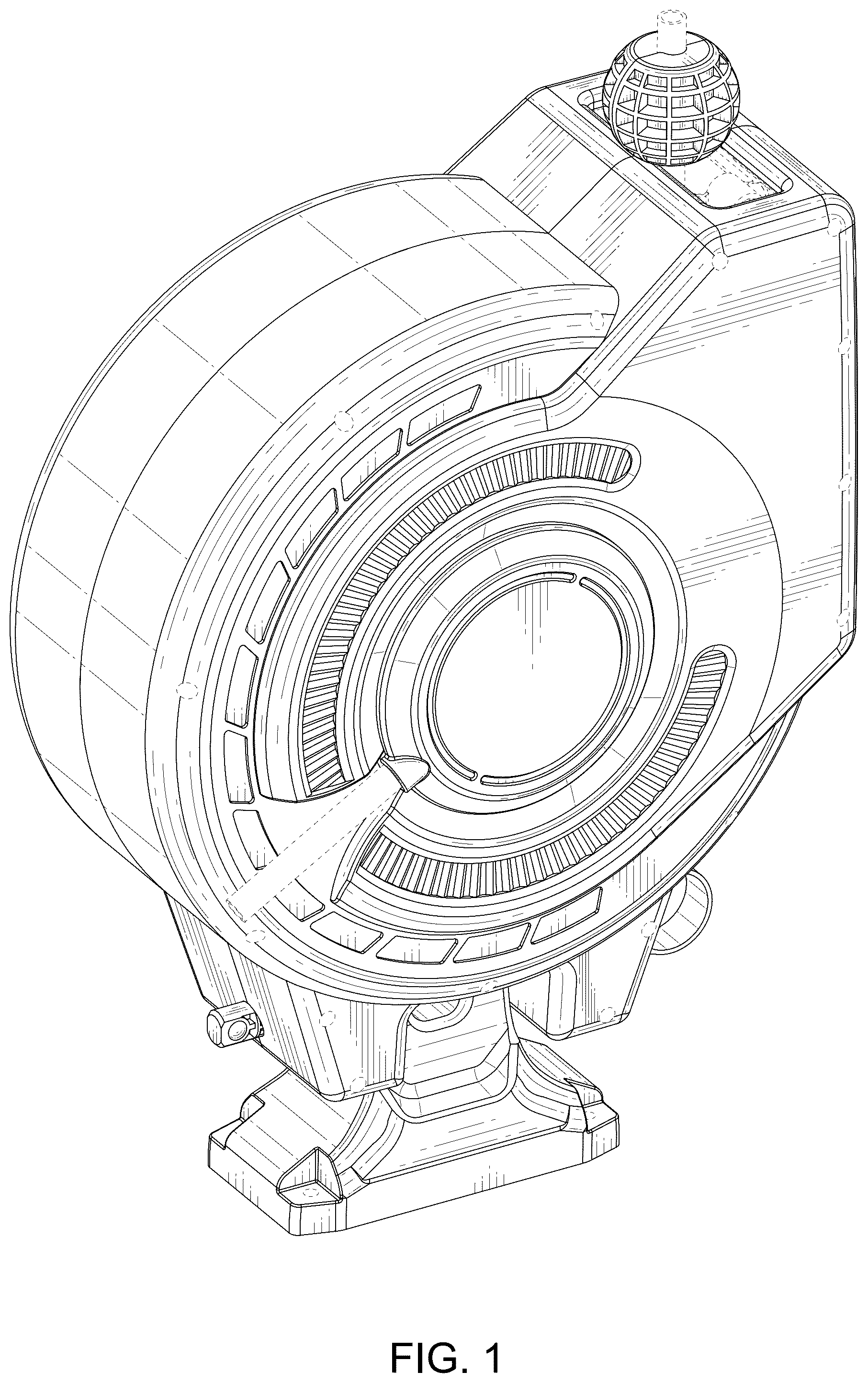 Patent USD1076649 Figure 1 – Hose reel