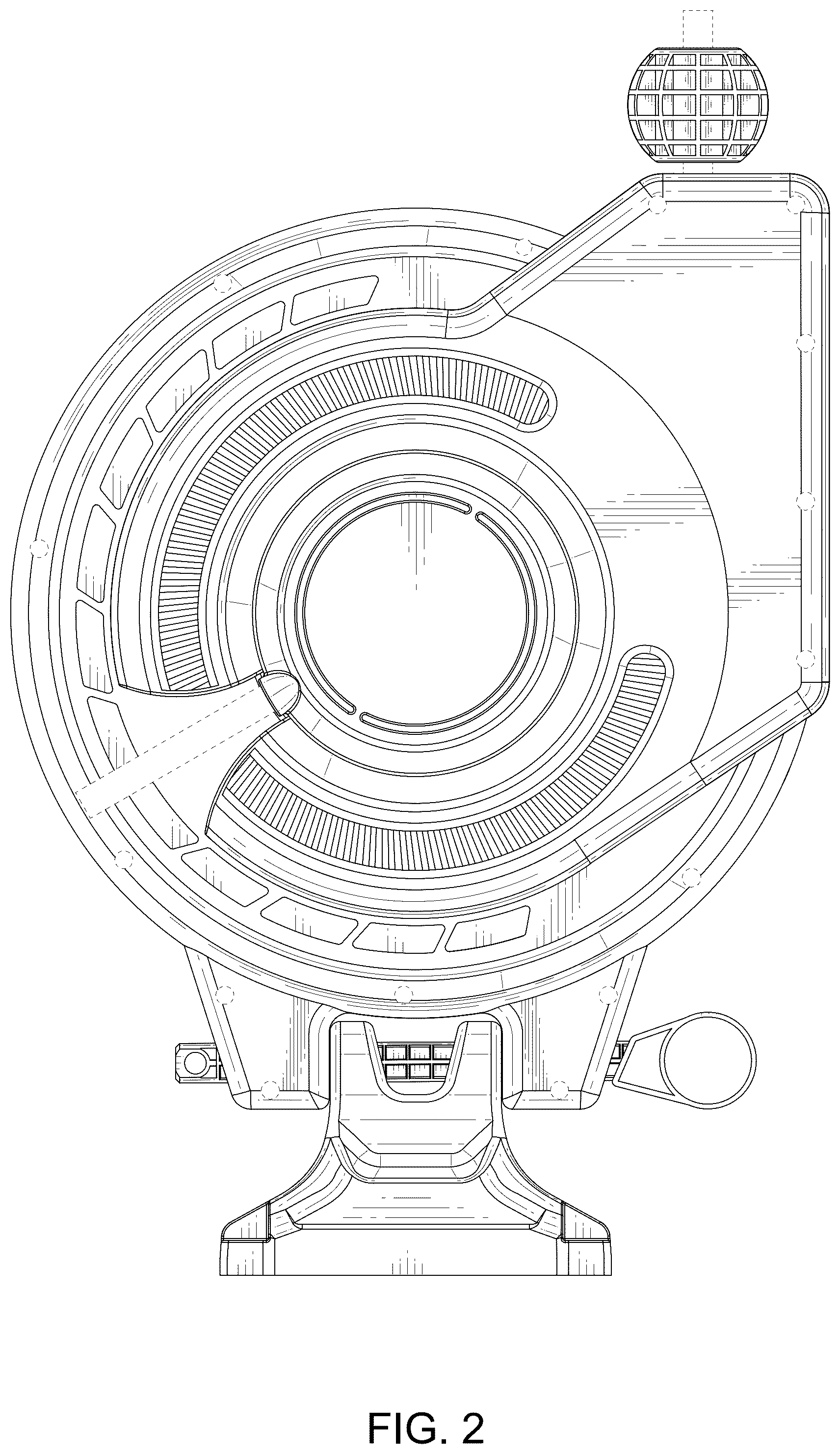 Patent USD1076649 Figure 2 – Hose reel