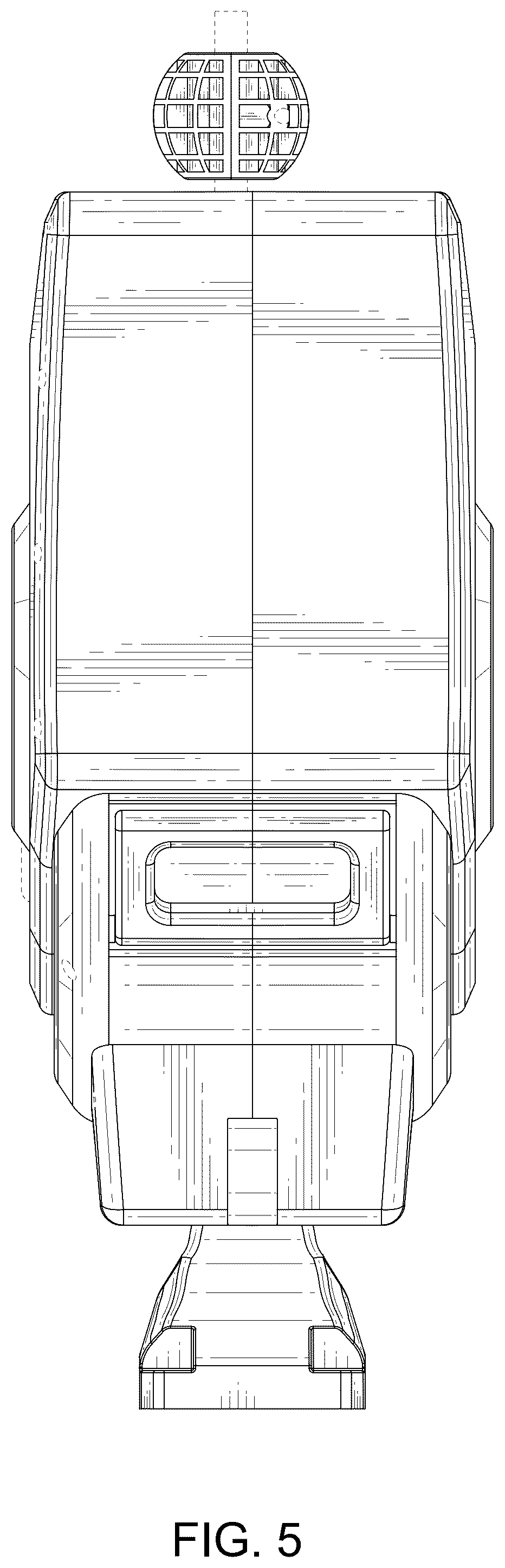 Patent USD1076649 Figure 5 – Hose reel