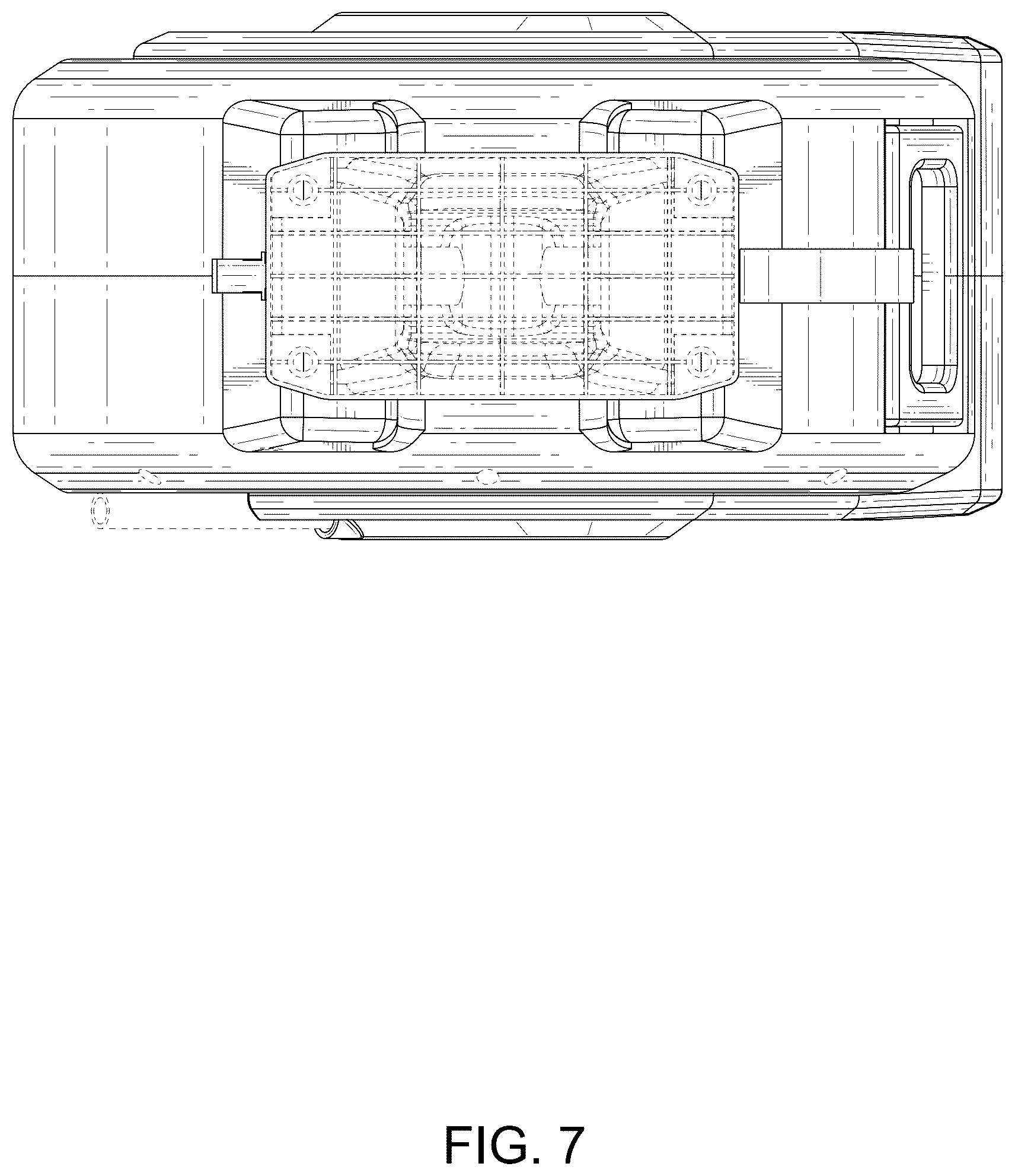 Patent USD1076649 Figure 7 – Hose reel