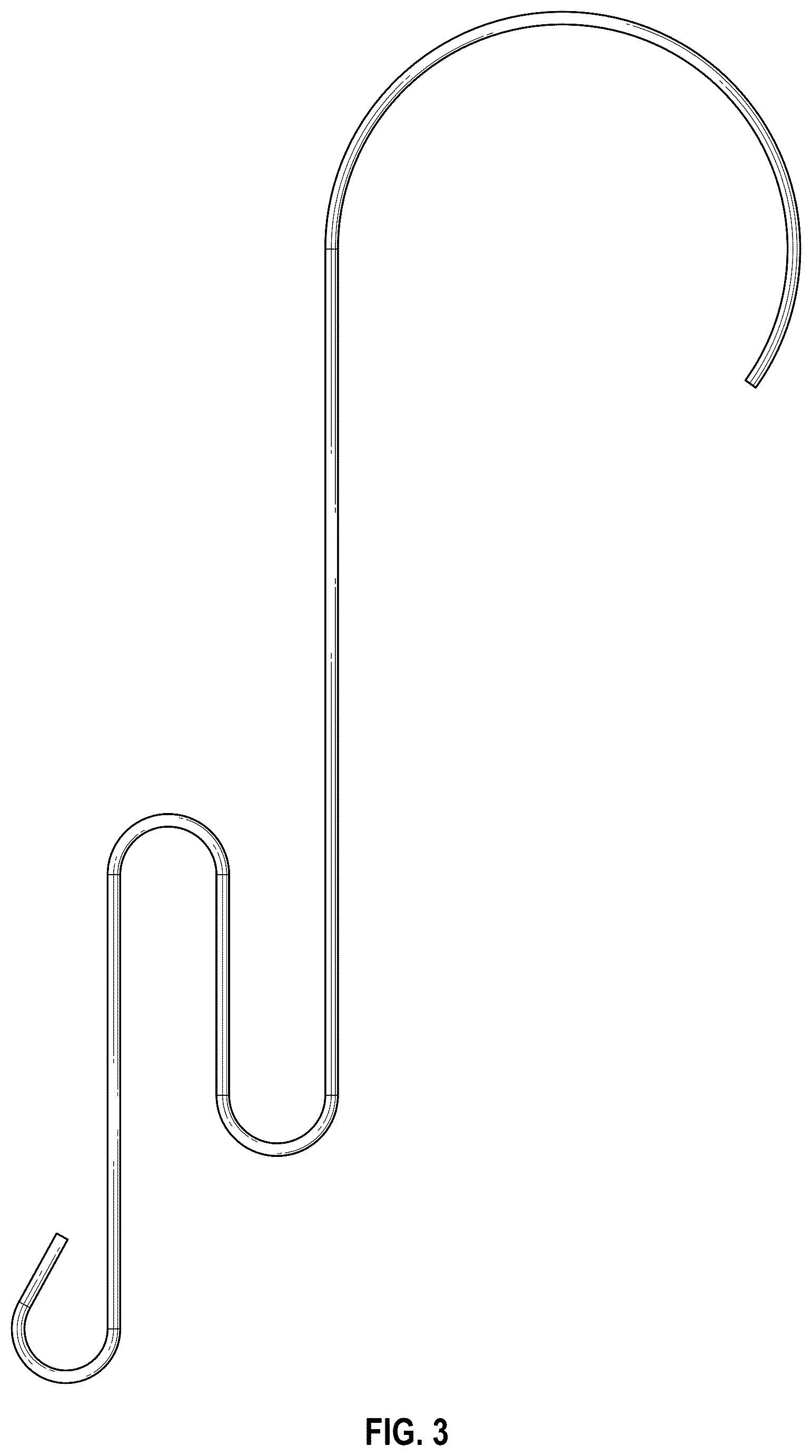 Patent USD1076651 Figure 3 – Ornament hook