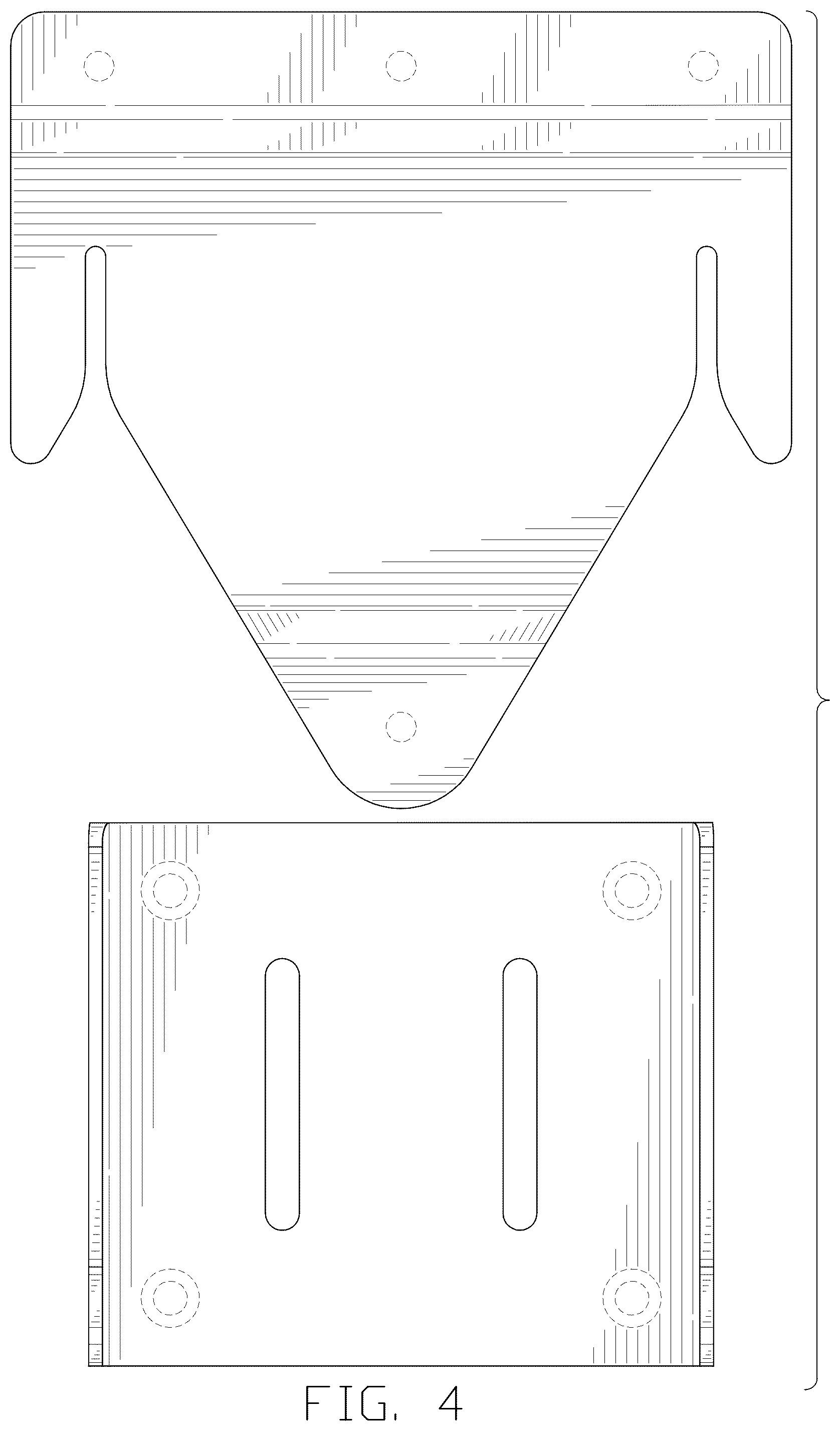 Patent USD1076652 Figure 4 – Hanger assembly