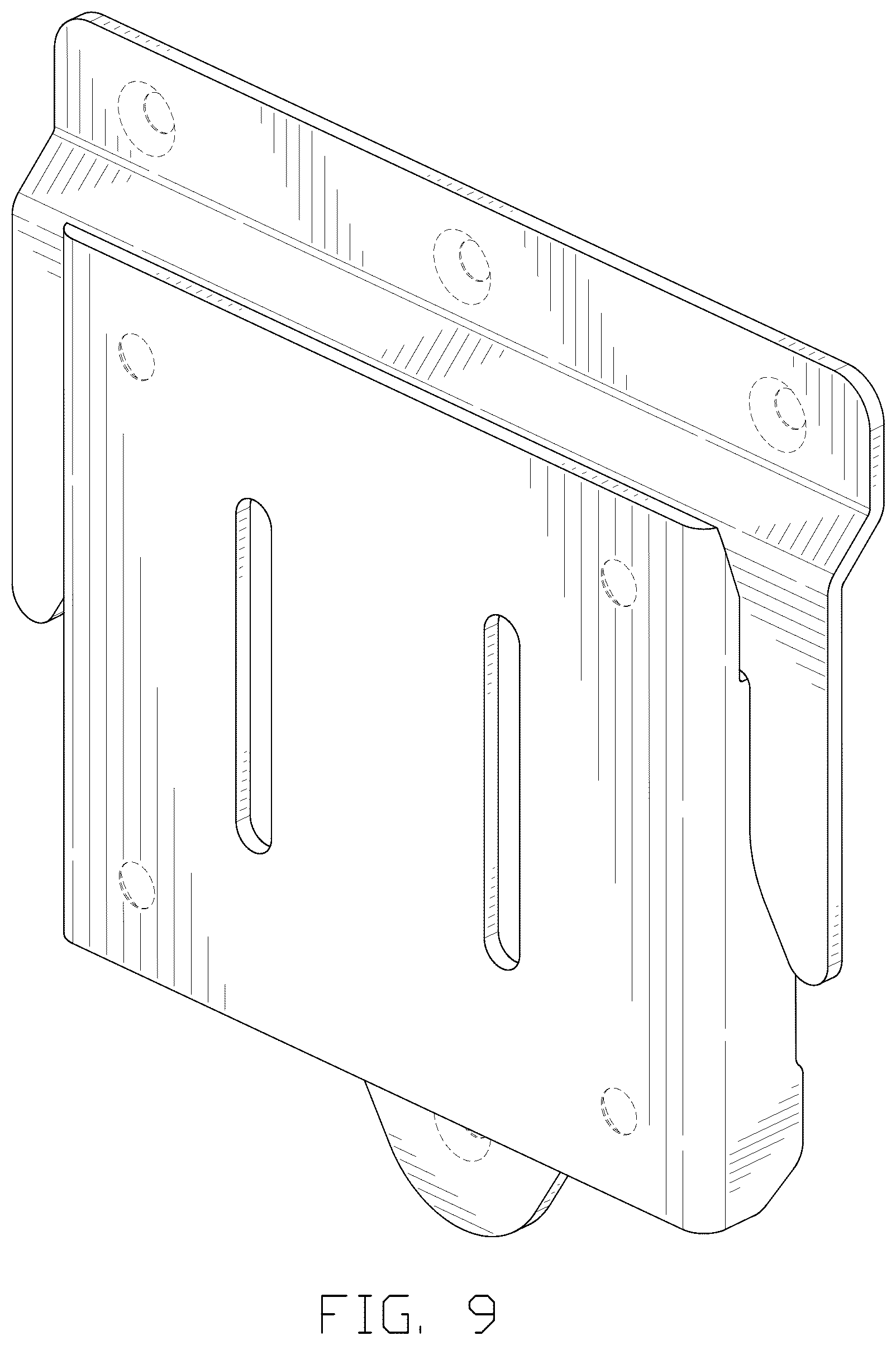 Patent USD1076652 Figure 9 – Hanger assembly
