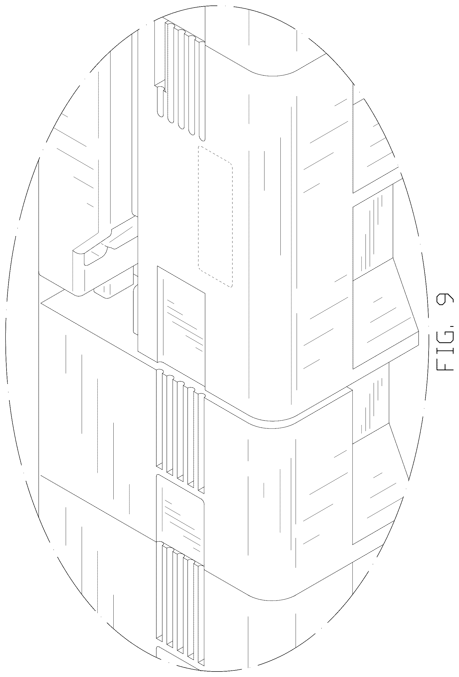 Patent USD1076654 Figure 9 – Drawer slide