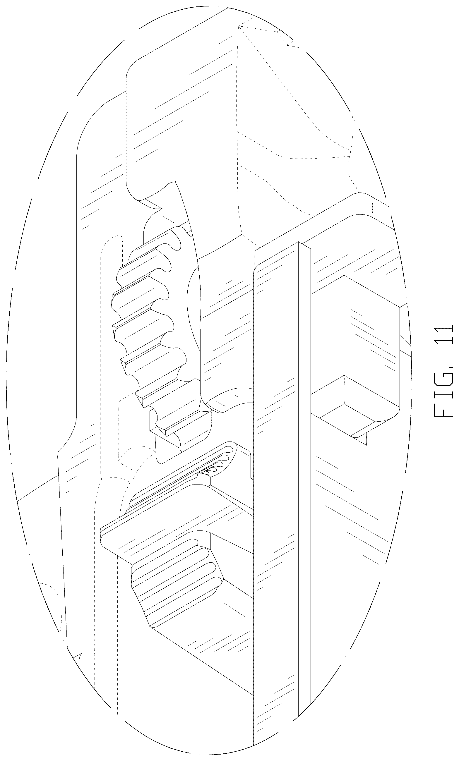 Patent USD1076654 Figure 11 – Drawer slide