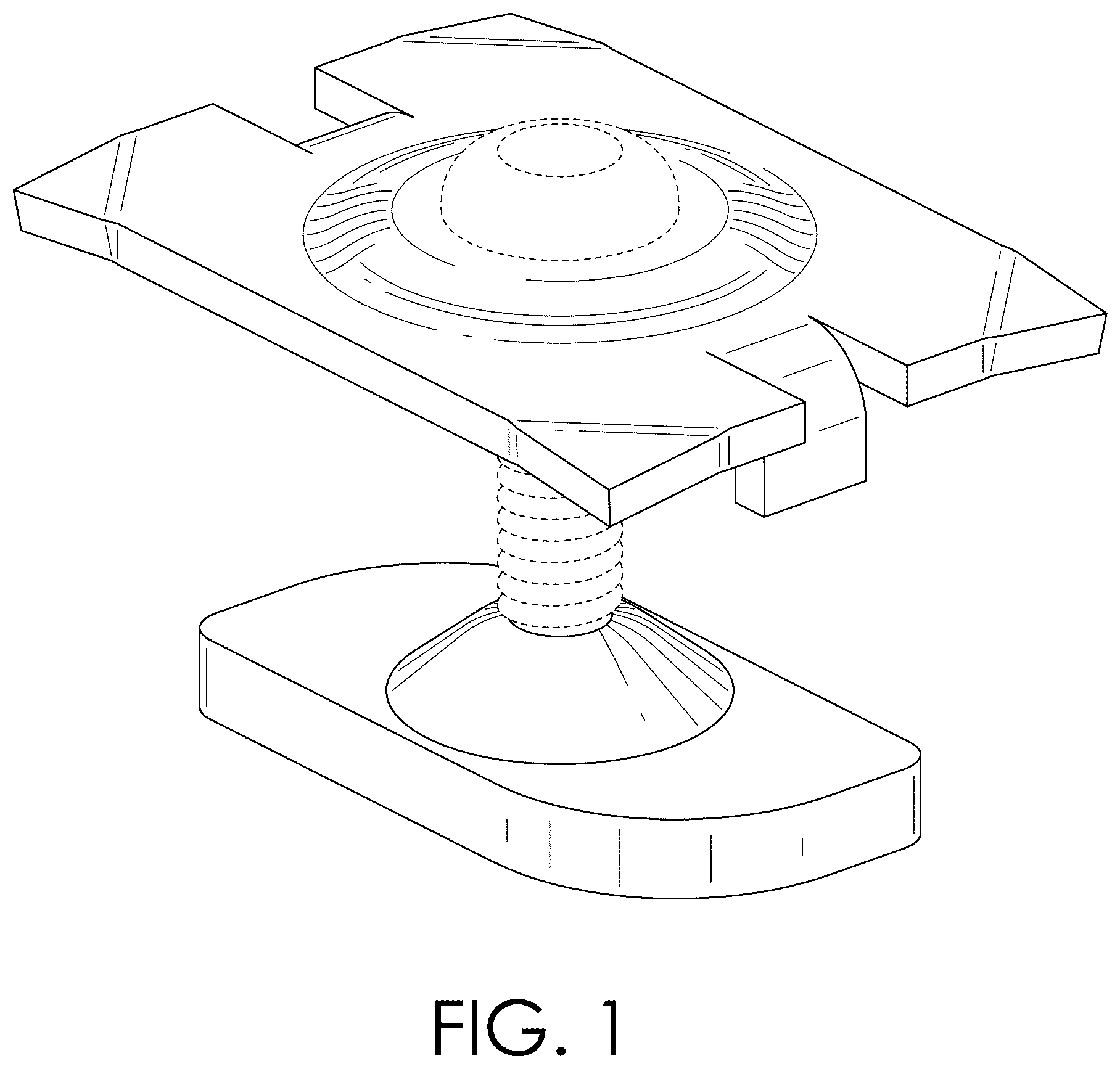 Patent USD1076655 Figure 1 – Hardware fastener