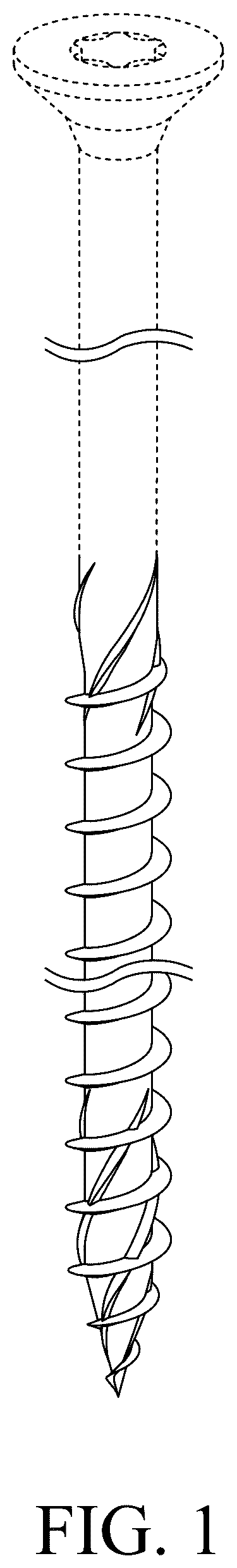 Patent USD1076656 — Screw — Figure 1