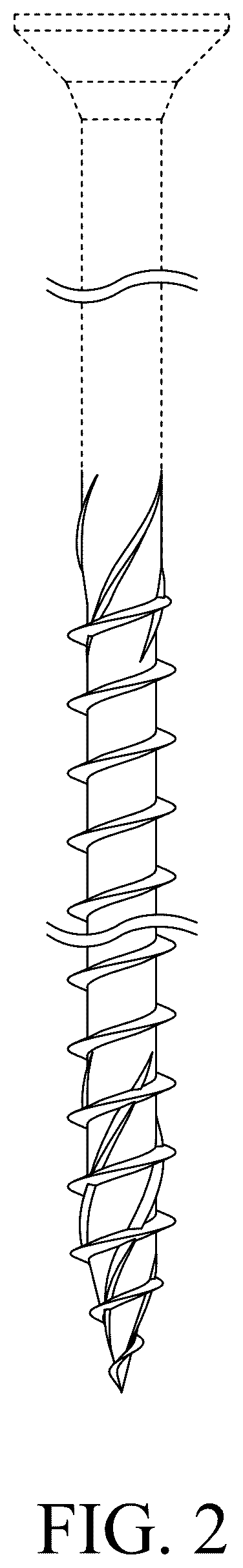 Patent USD1076656 Figure 2 – Screw