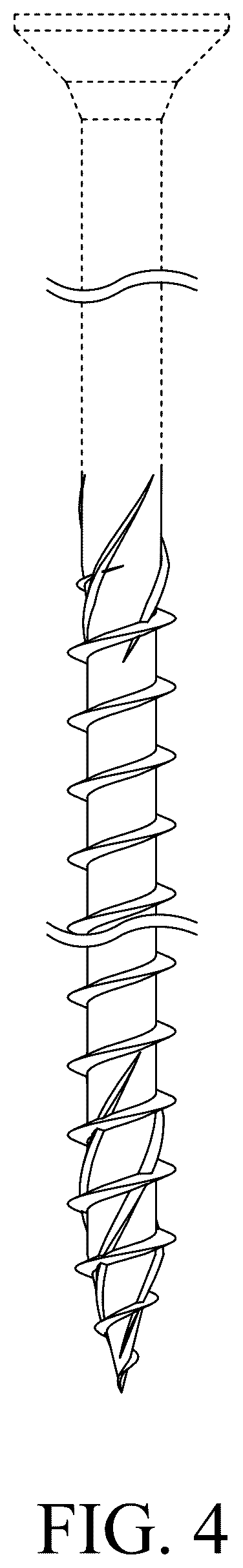 Patent USD1076656 Figure 4 – Screw