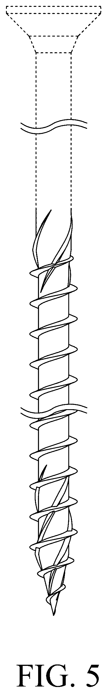 Patent USD1076656 Figure 5 – Screw
