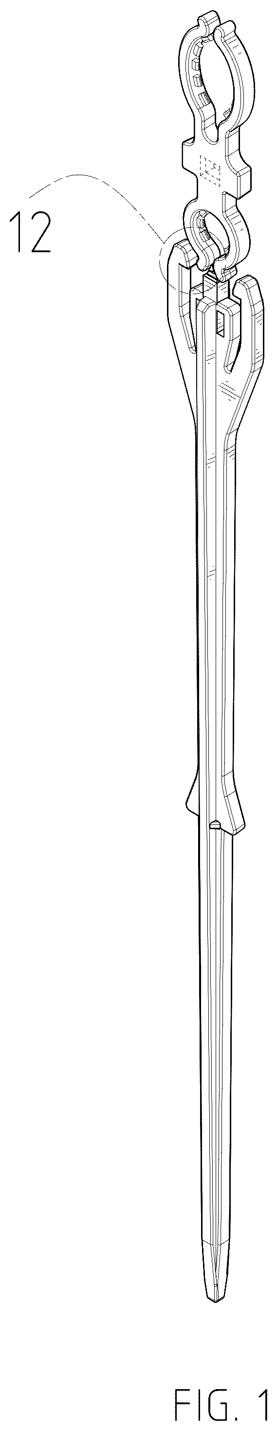 Patent USD1076659 Figure 1 – Light clip