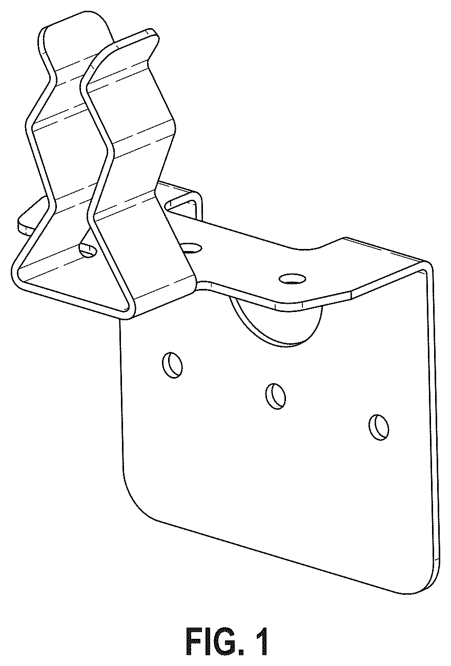Patent USD1076660 Figure 1 – Bracket