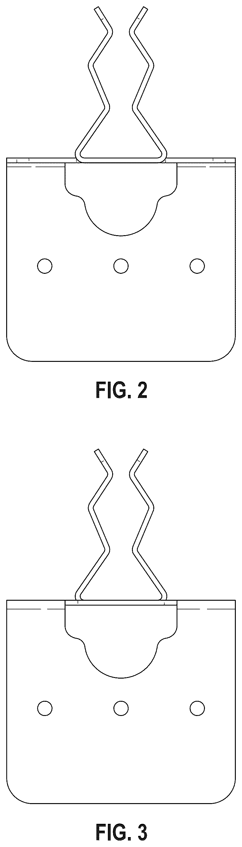 Patent USD1076660 Figure 2 – Bracket