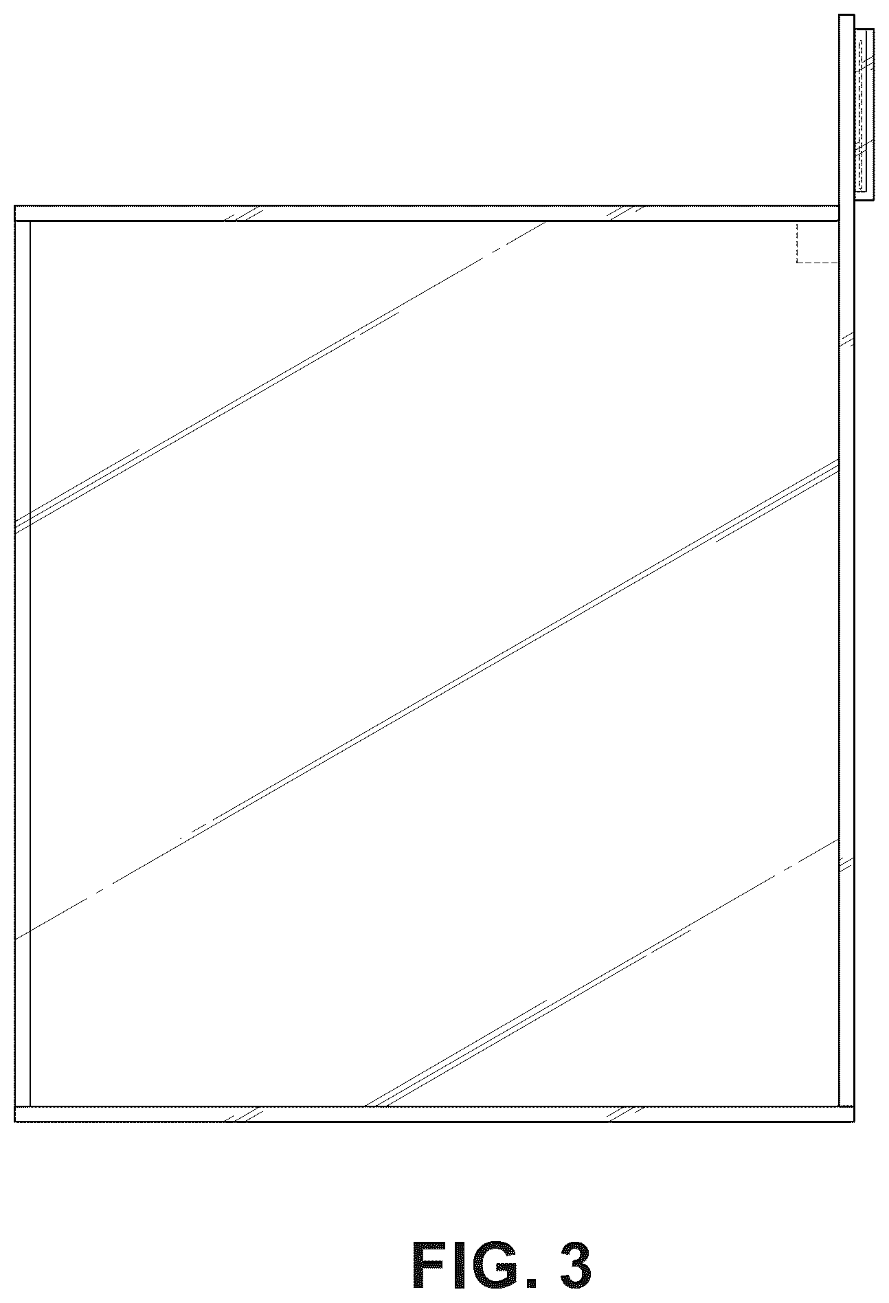 Patent USD1076664 Figure 3 – Double high top shoe case