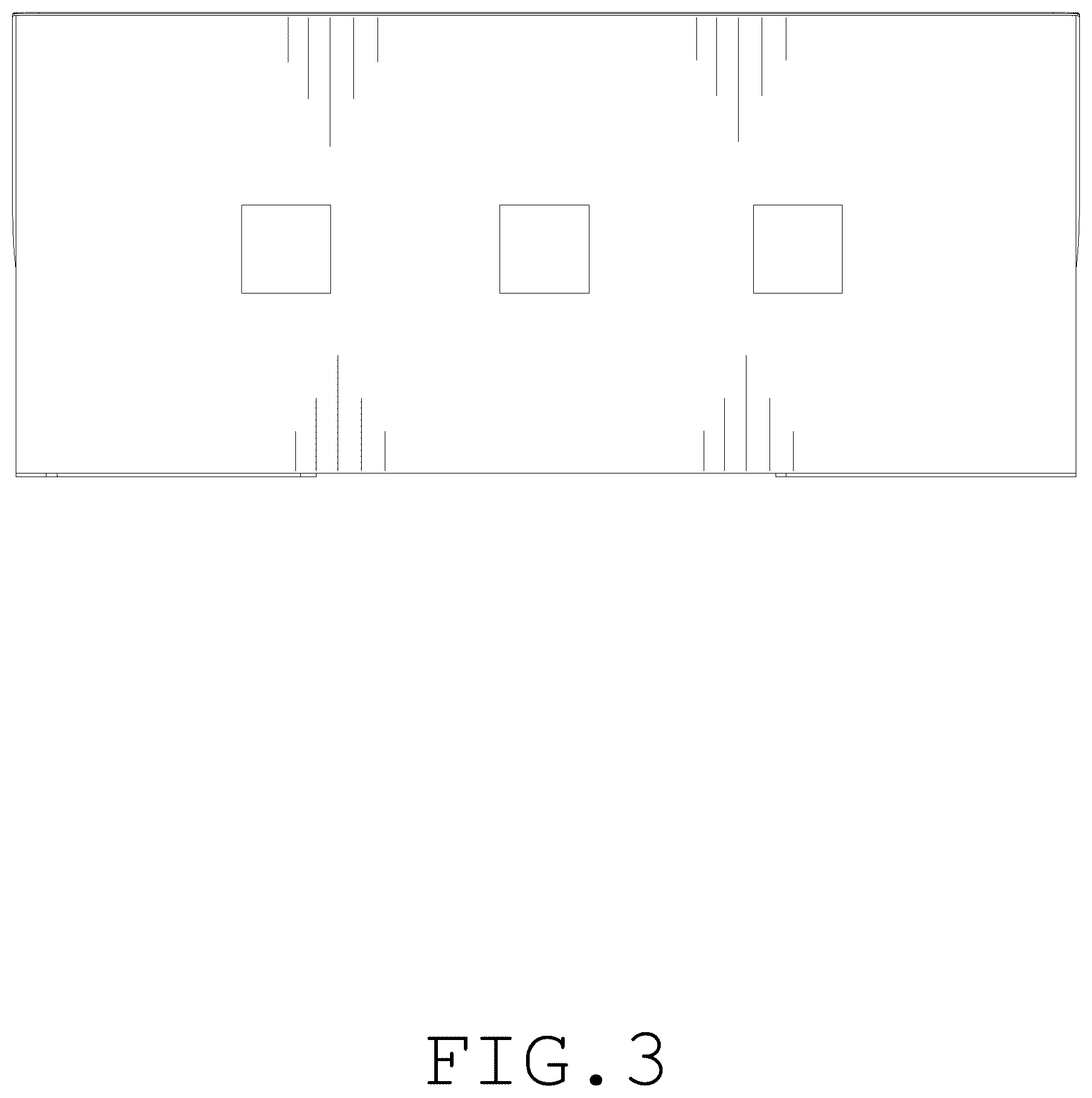 Patent USD1076665 Figure 3 – Paperboard carry-out box