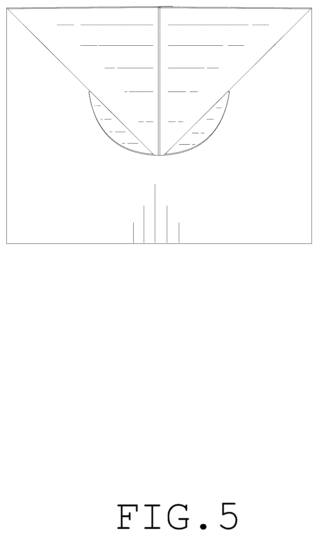Patent USD1076665 Figure 5 – Paperboard carry-out box
