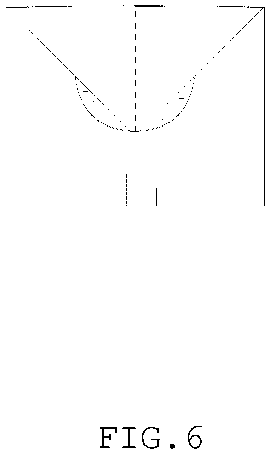 Patent USD1076665 Figure 6 – Paperboard carry-out box