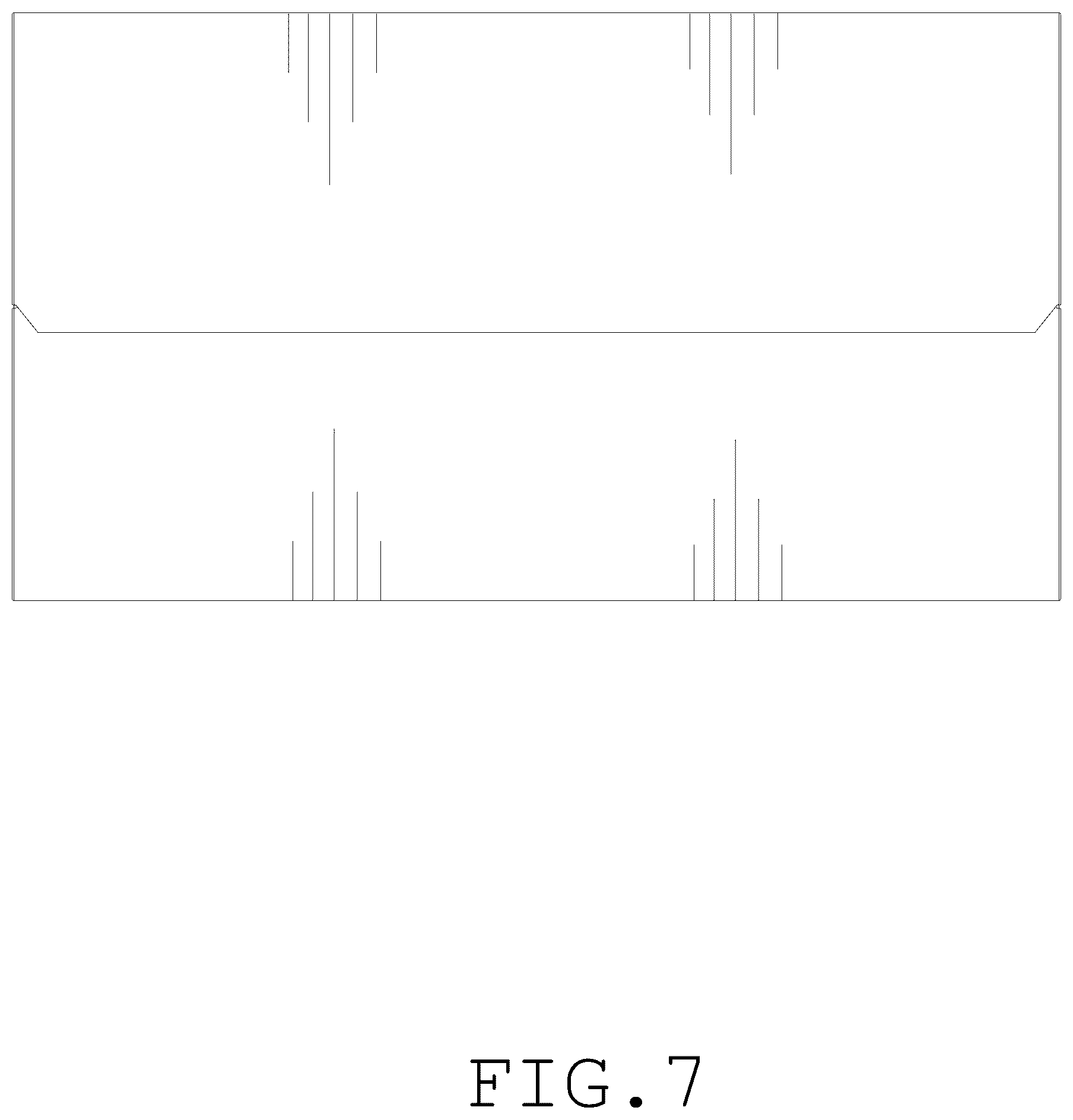 Patent USD1076665 Figure 7 – Paperboard carry-out box