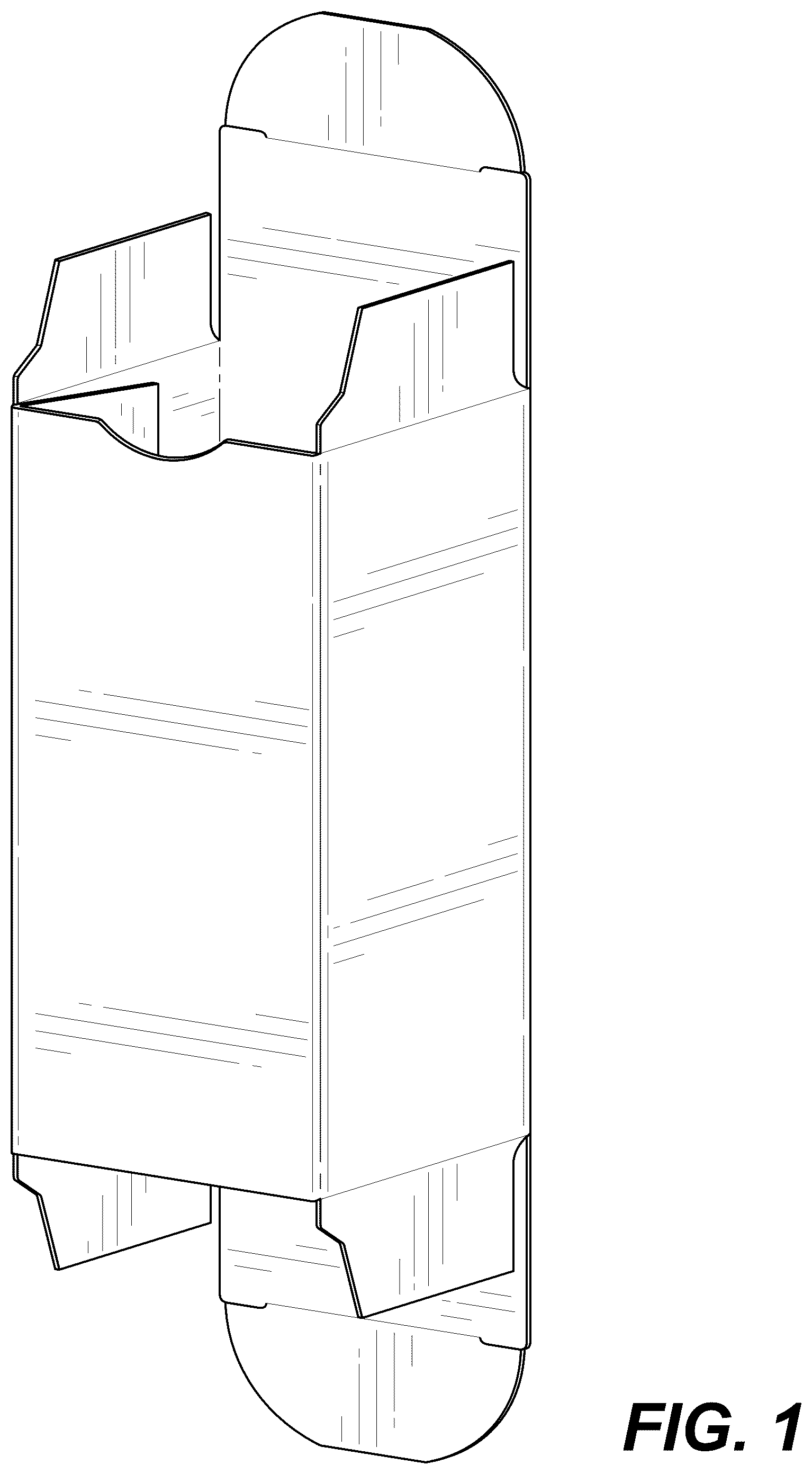 Patent USD1076666 Figure 1 – Re-closeable package