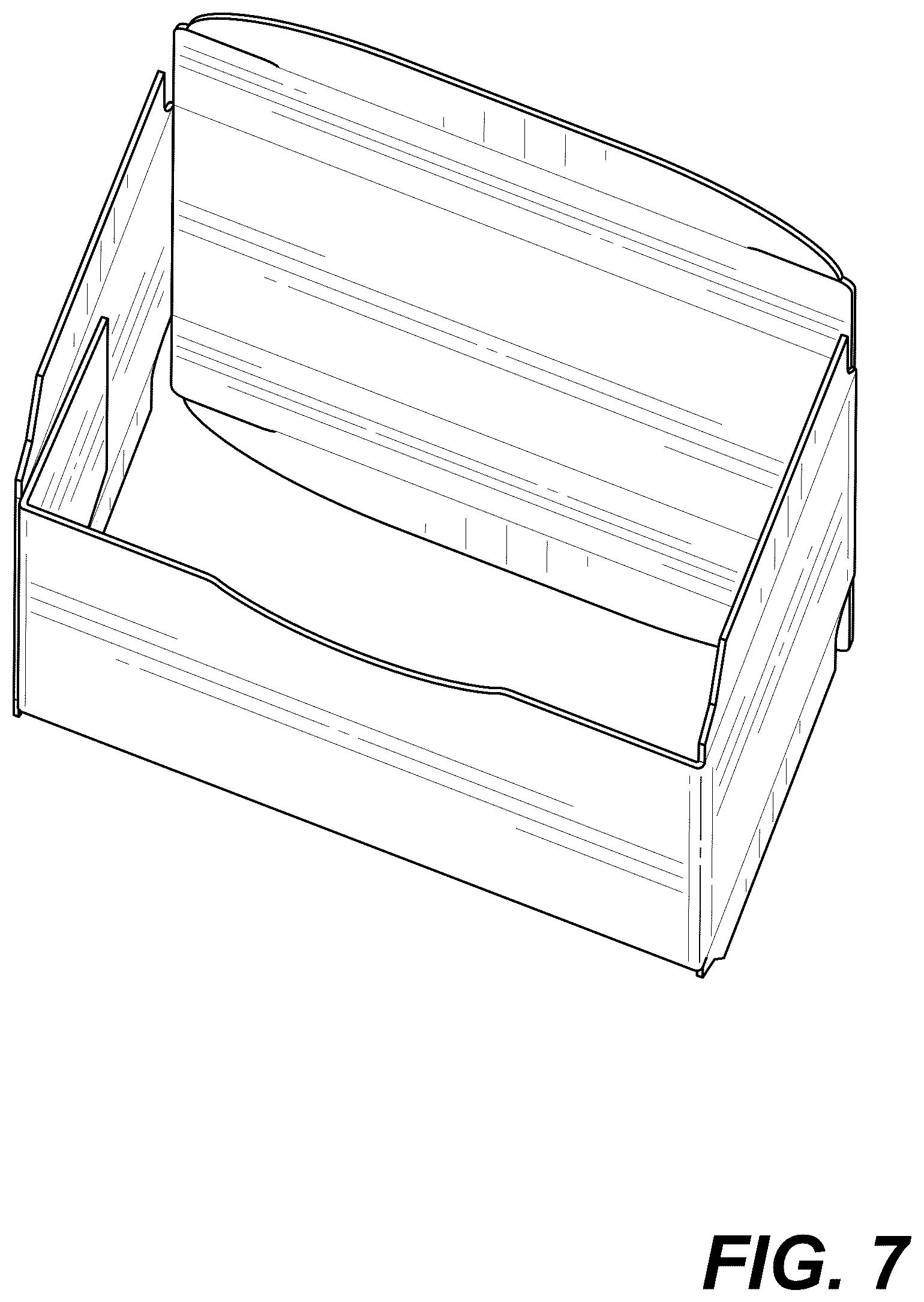 Patent USD1076666 Figure 7 – Re-closeable package