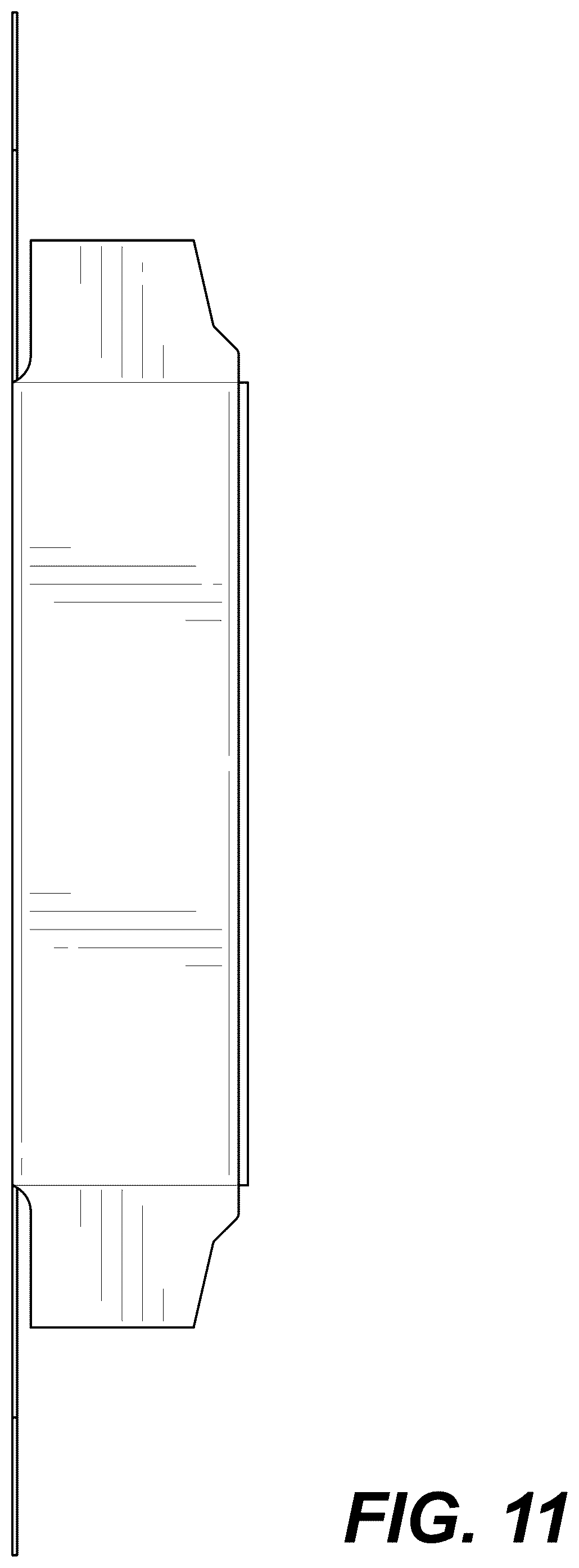 Patent USD1076666 Figure 11 – Re-closeable package