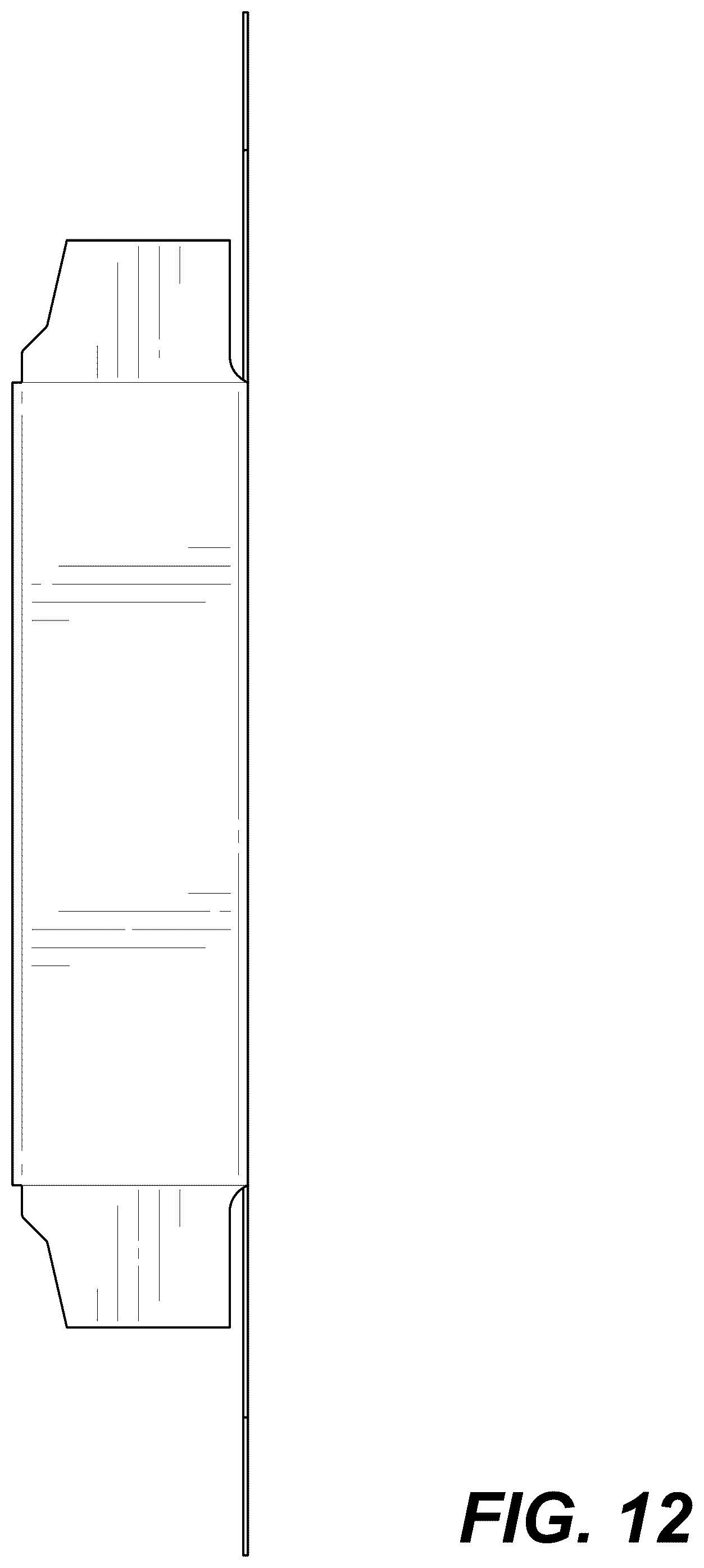 Patent USD1076666 Figure 12 – Re-closeable package