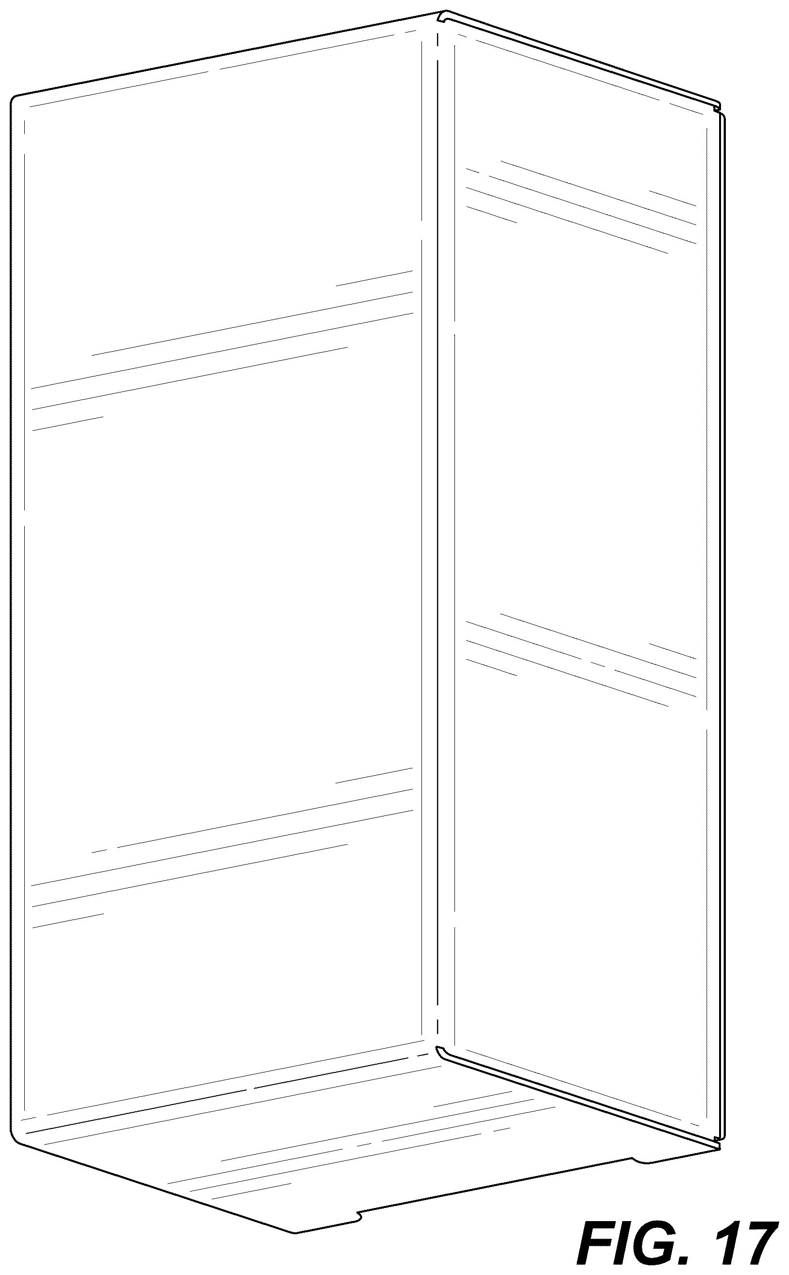 Patent USD1076666 Figure 17 – Re-closeable package