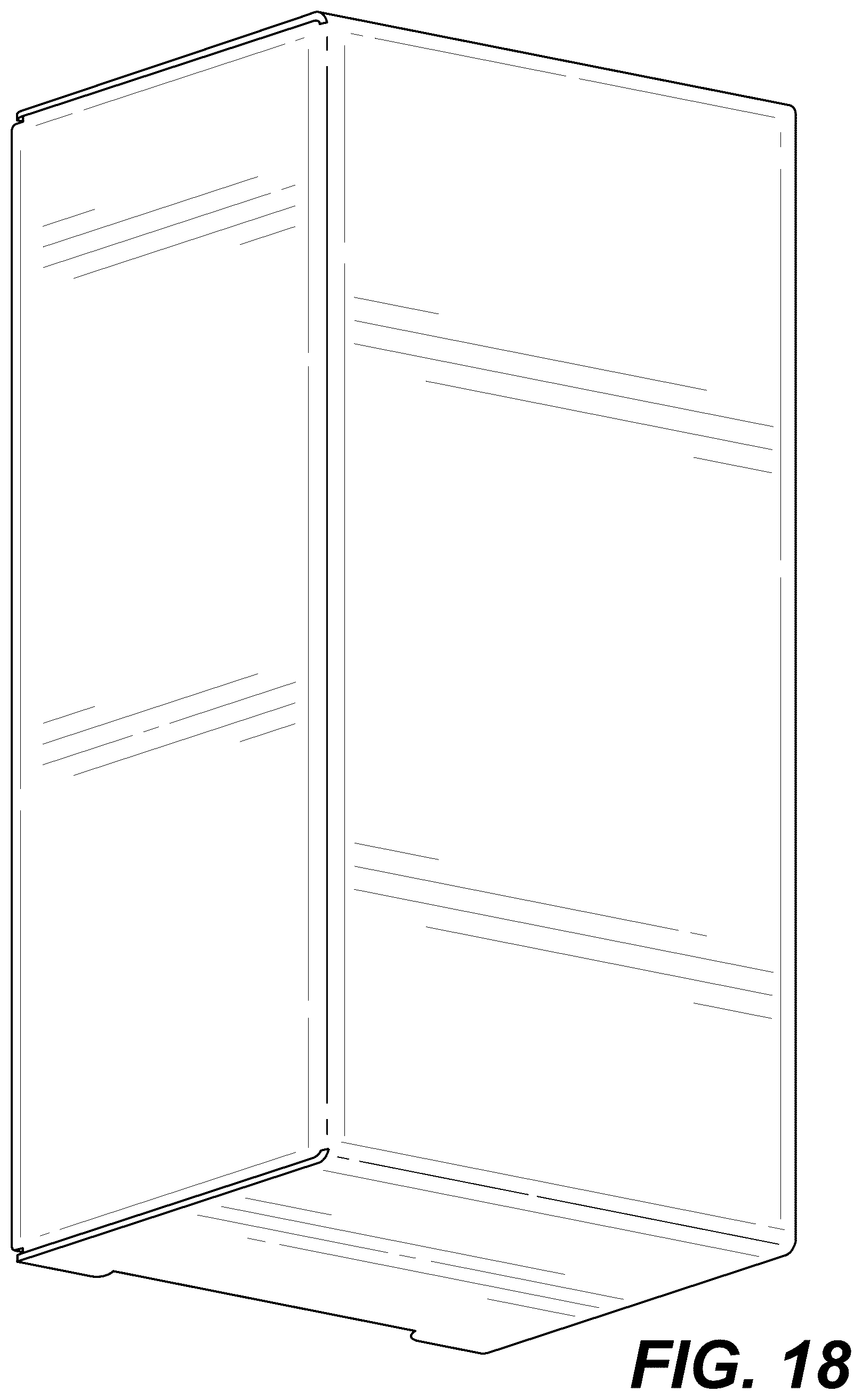 Patent USD1076666 Figure 18 – Re-closeable package