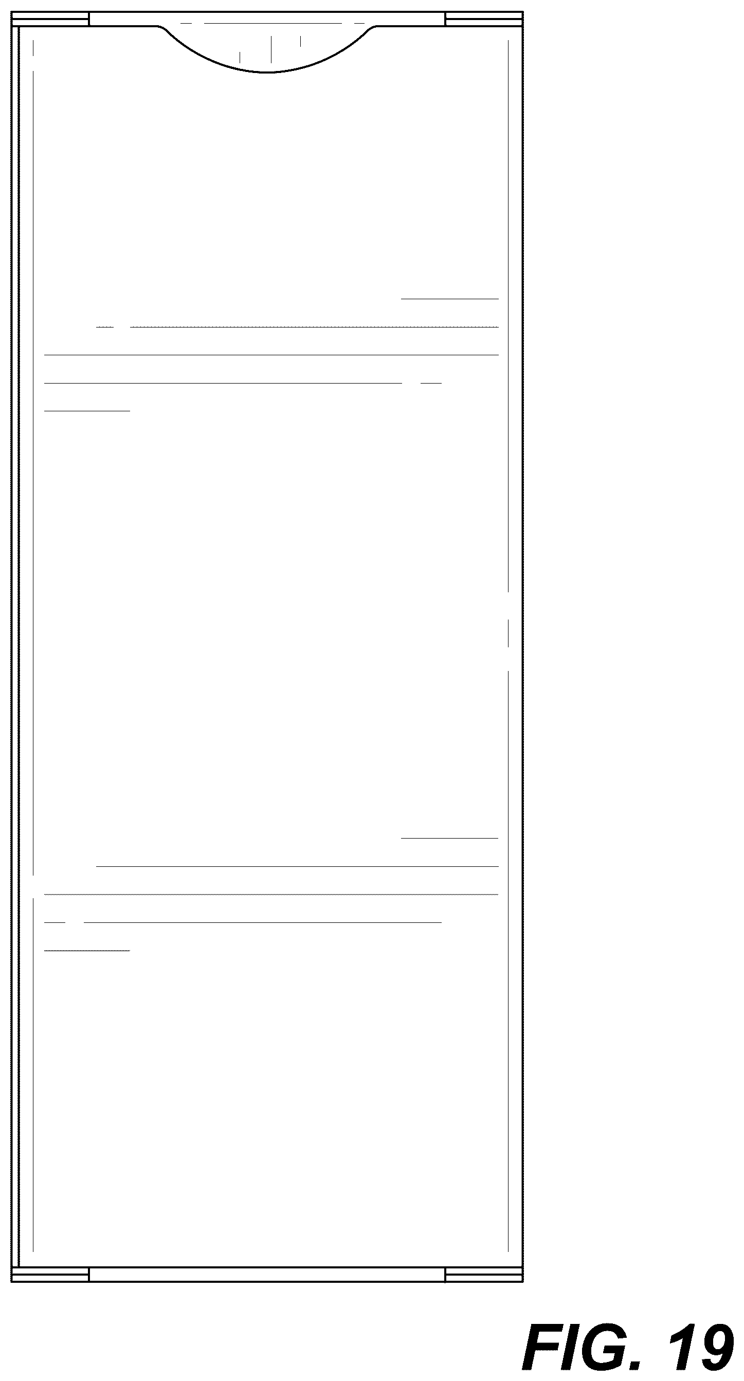Patent USD1076666 Figure 19 – Re-closeable package
