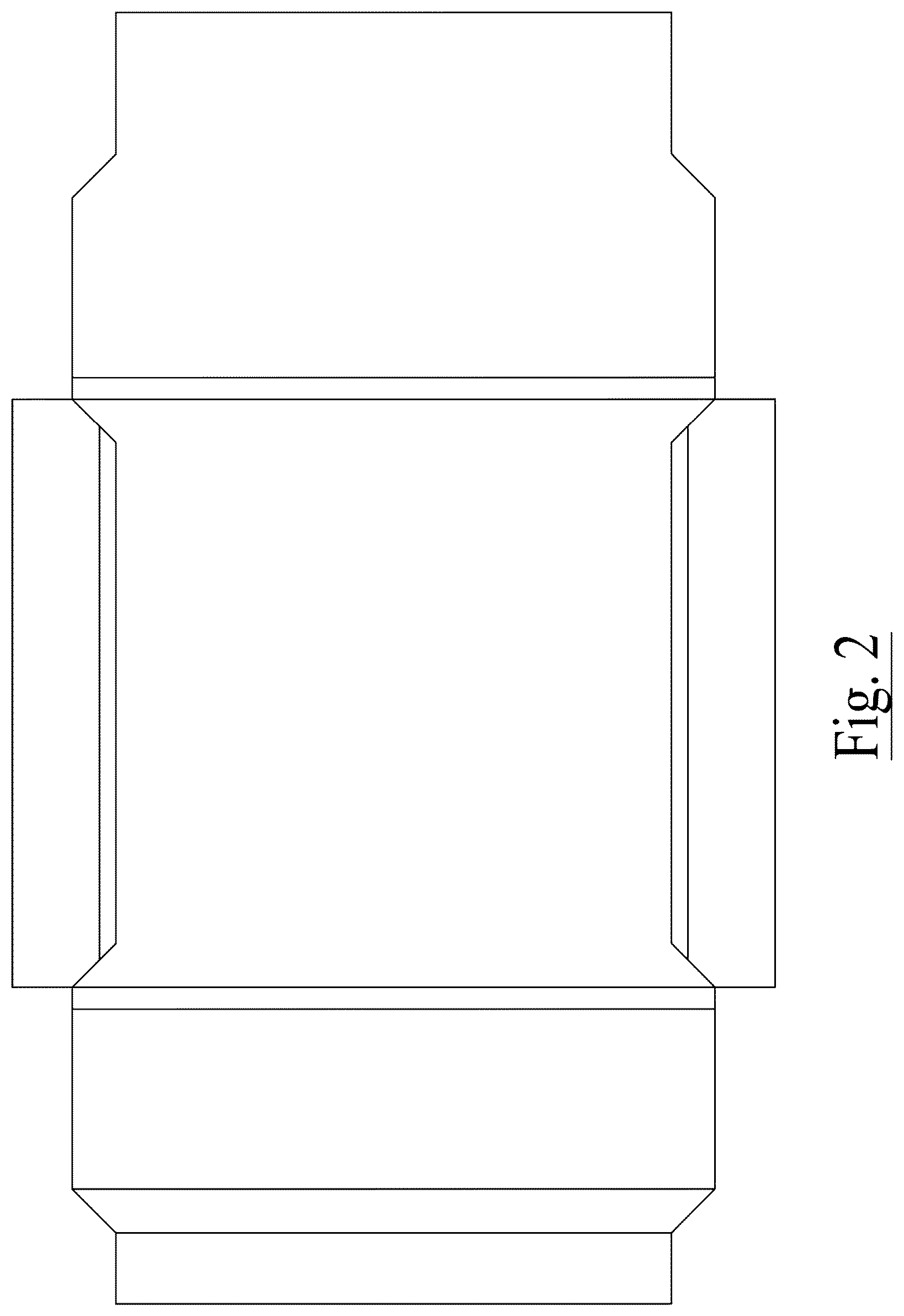 Patent USD1076667 Figure 2 – Packaging box