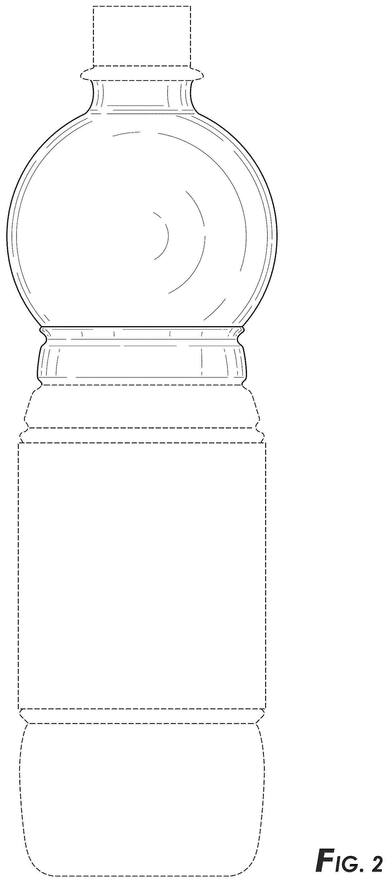 Patent USD1076670 Figure 2 – Sports ball bottle