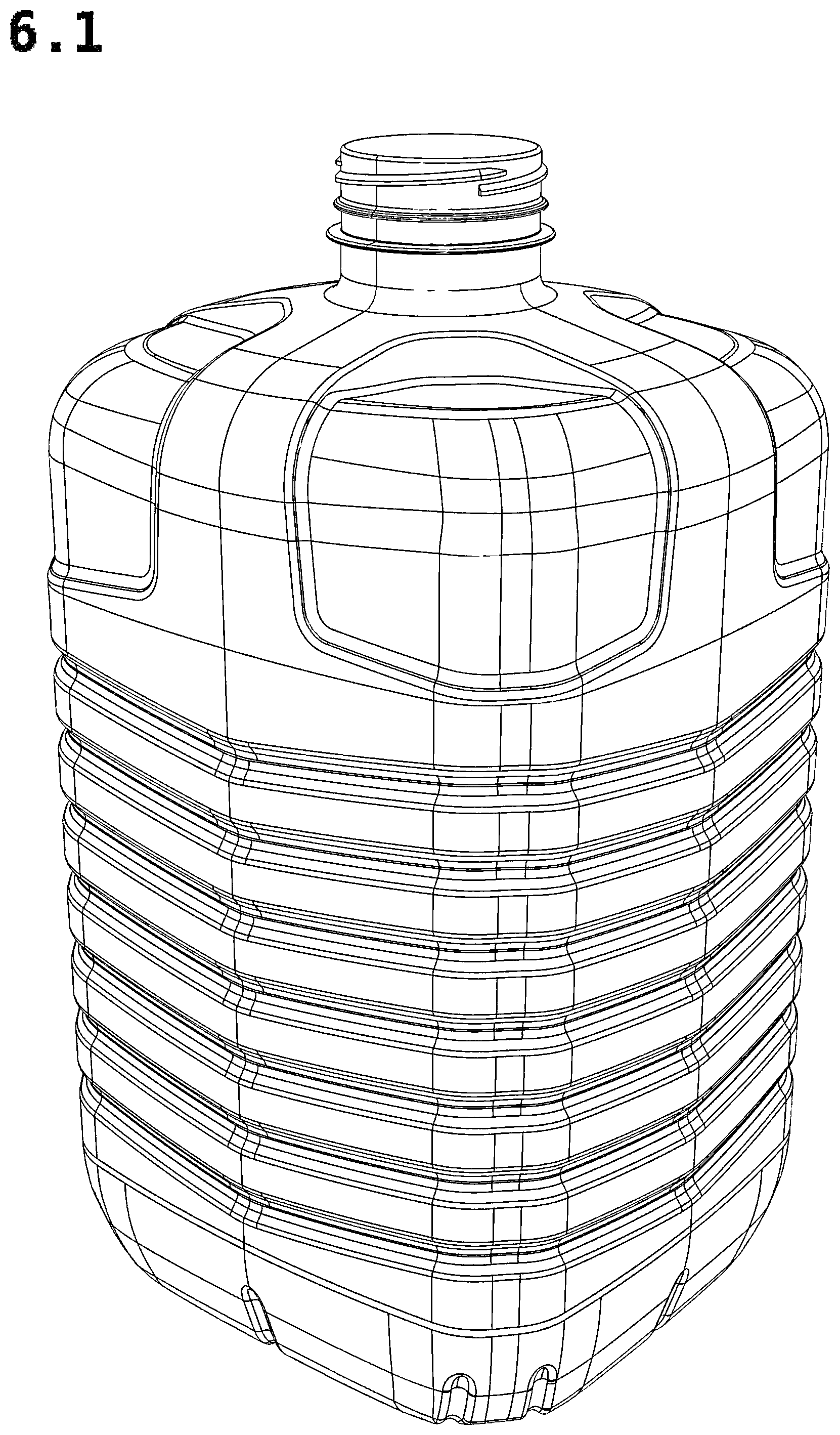 Patent USD1076672 Figure 6 – Canister