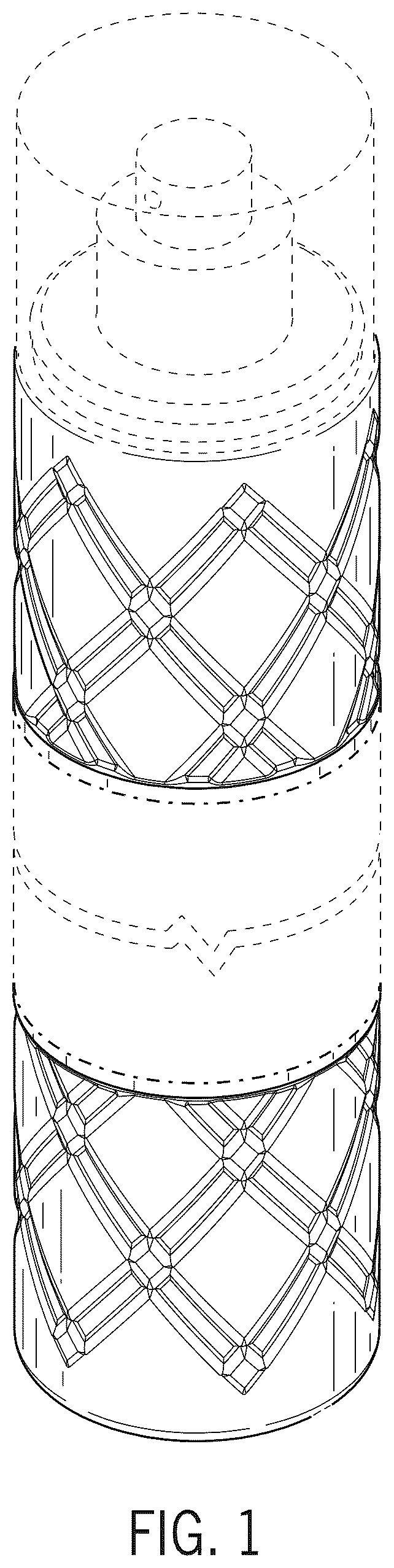 Patent USD1076673 Figure 1 – Bottle