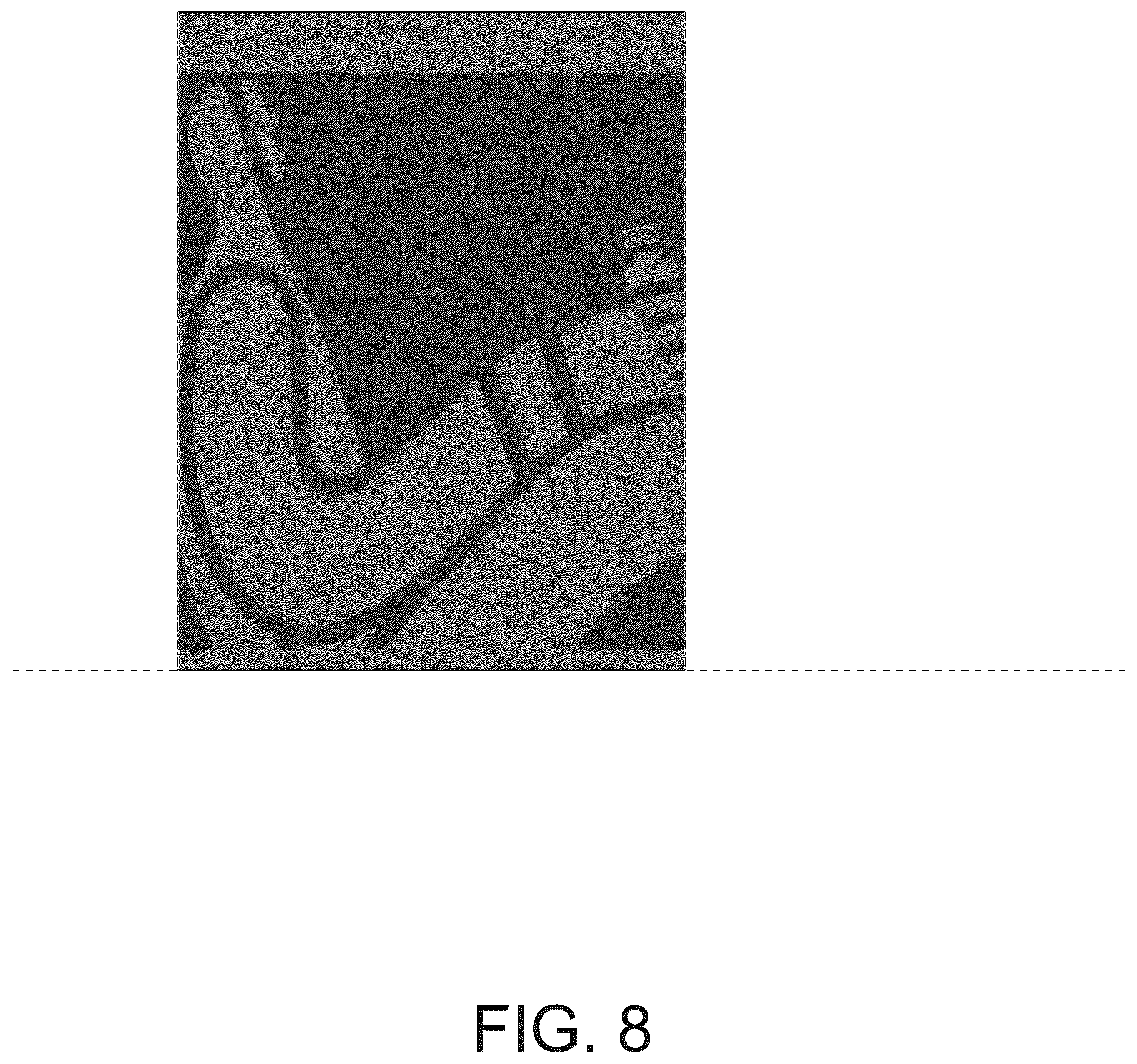 Patent USD1076675 Figure 8 – Packing container