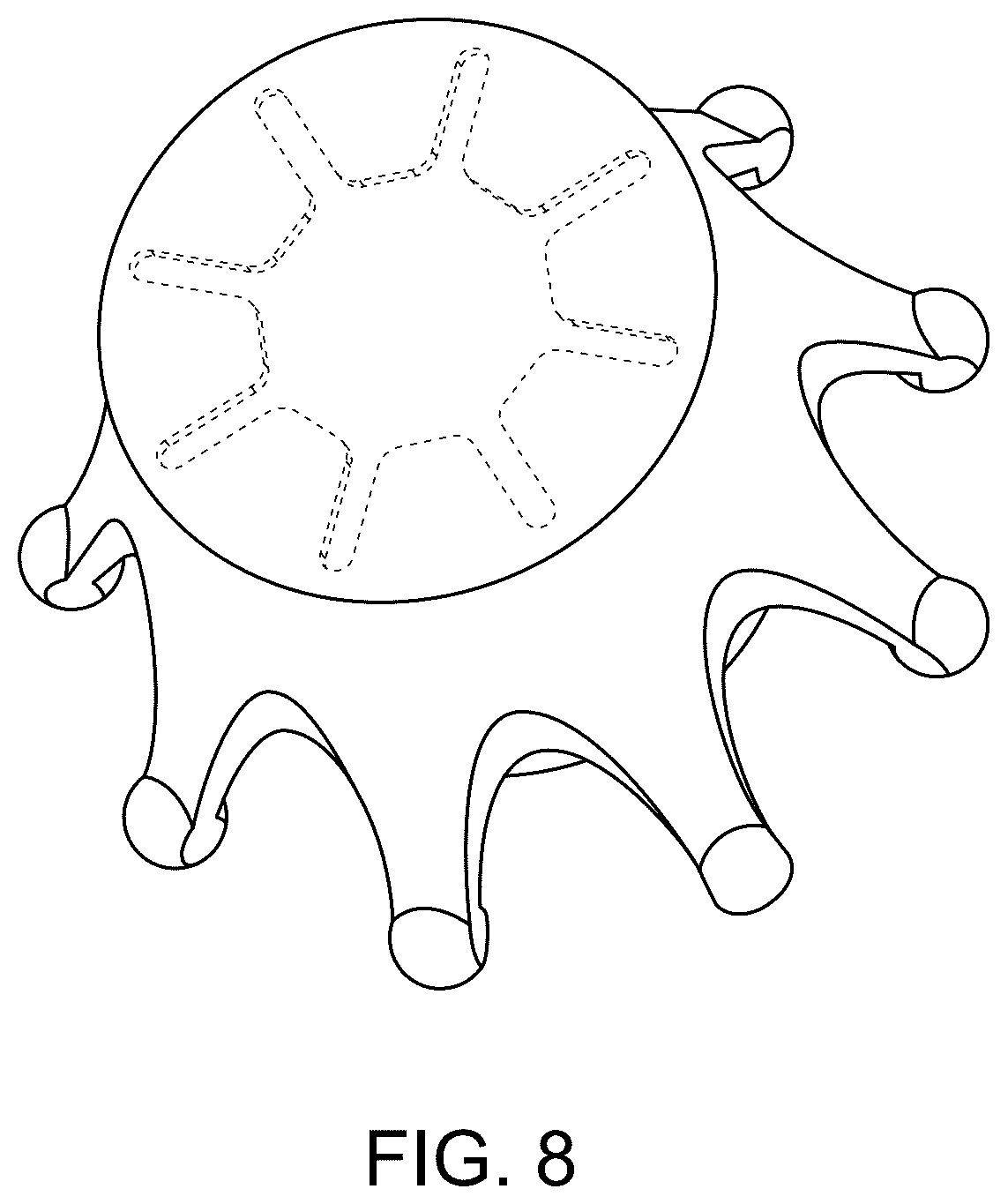 Patent USD1076676 Figure 8 – Crown ornament for a bottle cap